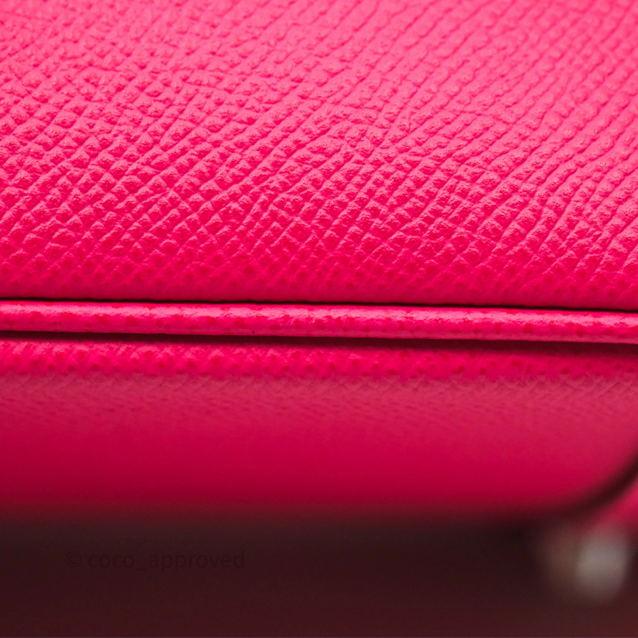 Herms Birkin 30 Framboise 90 Epsom Palladium Hardware