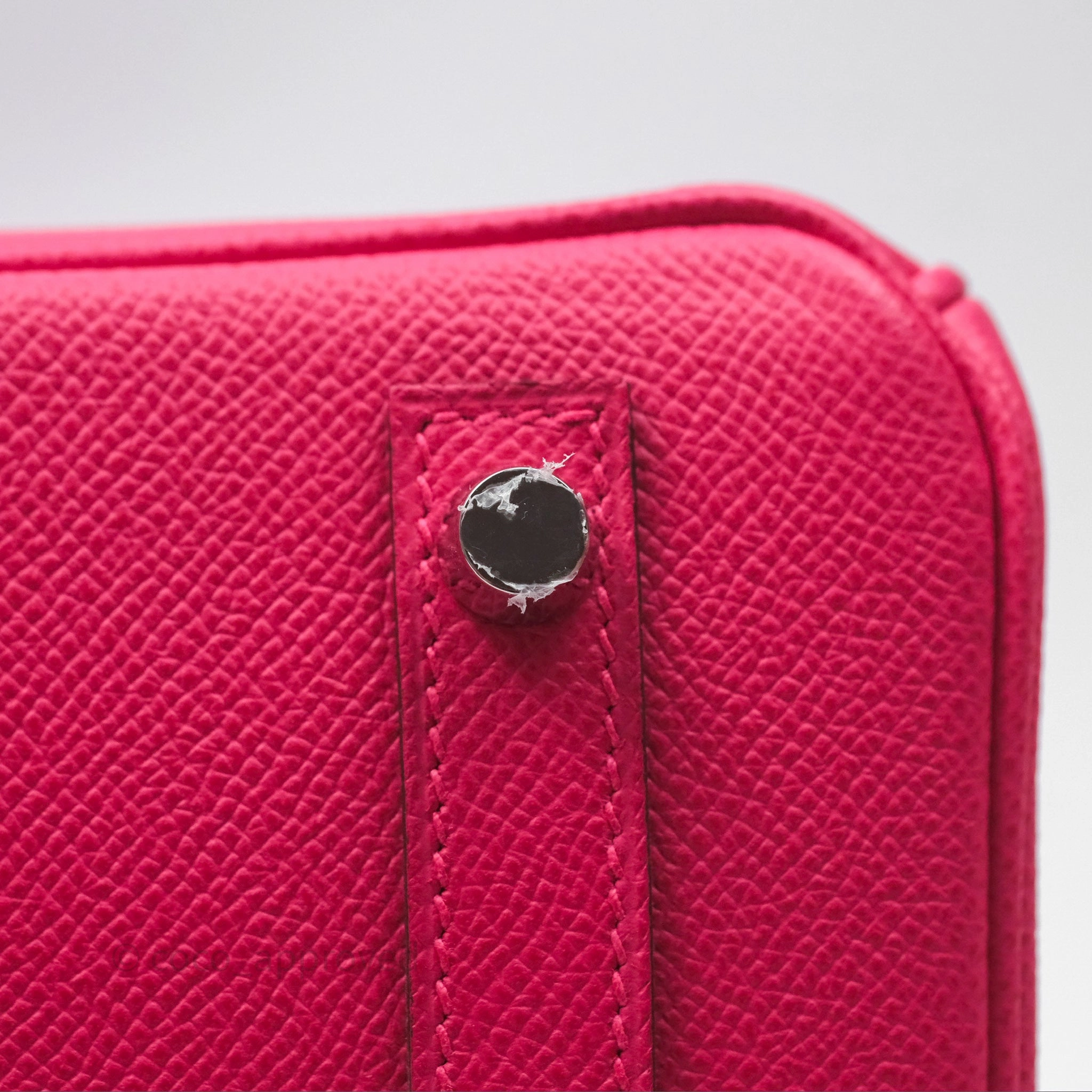 Herms Birkin 30 Framboise 90 Epsom Palladium Hardware