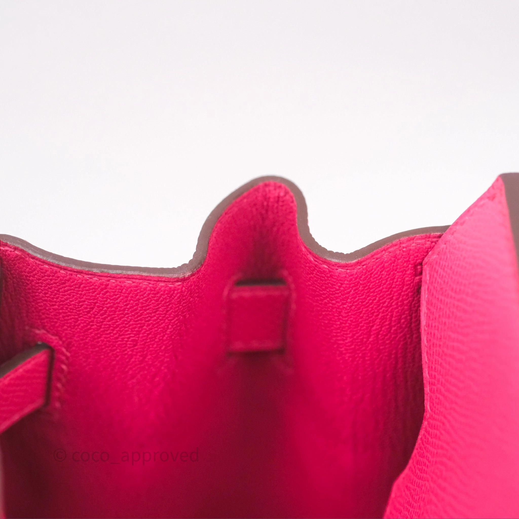 Herms Birkin 30 Framboise 90 Epsom Palladium Hardware