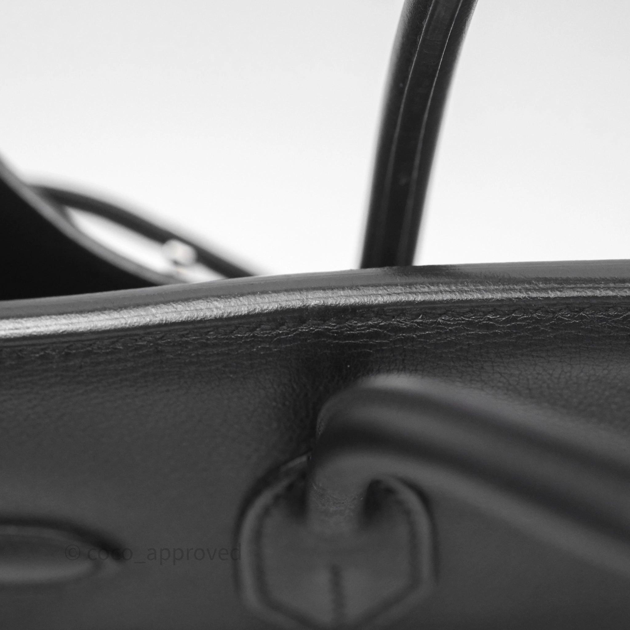 Herms Birkin 30 Noir 89 Evergrain Palladium Hardware
