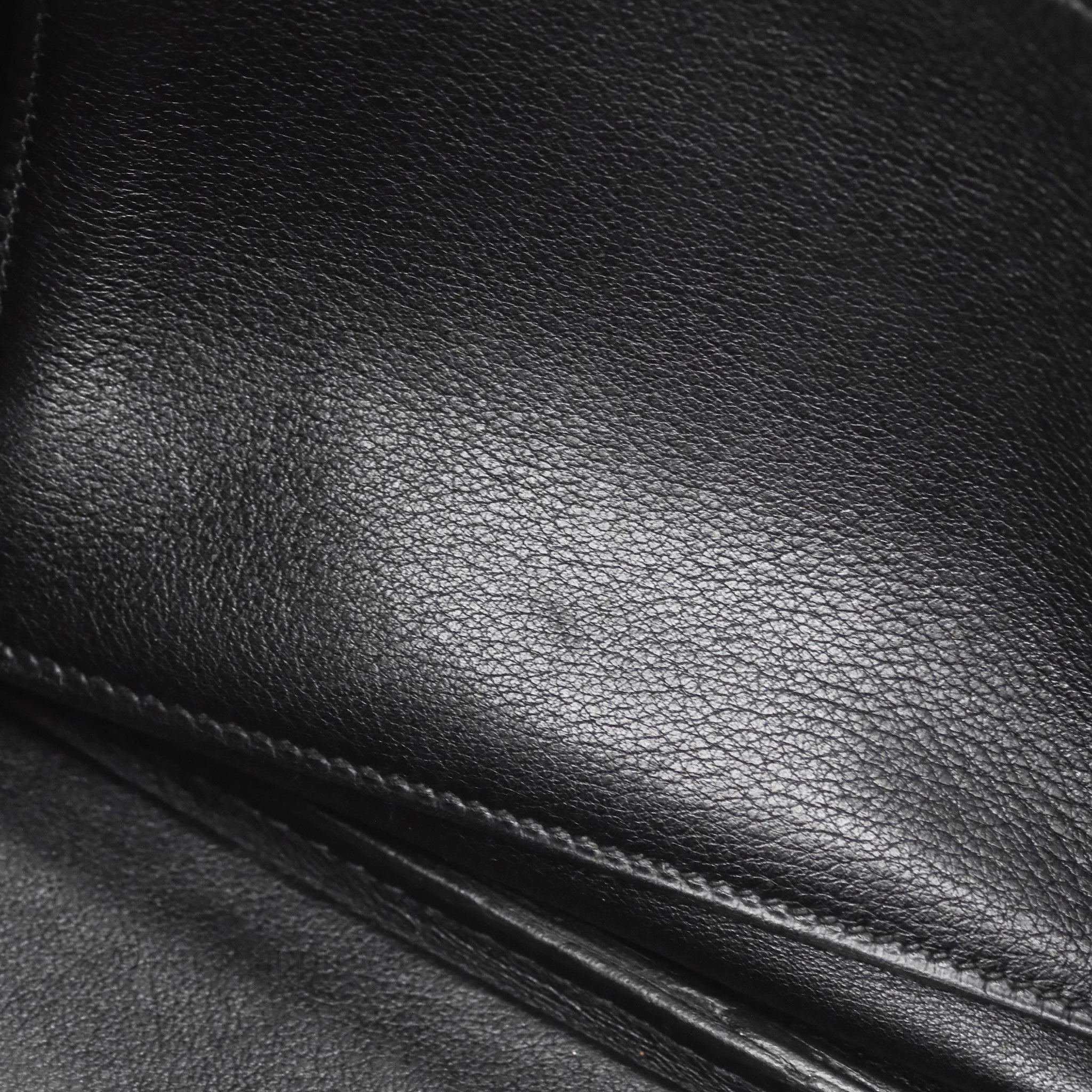 Herms Birkin 30 Noir 89 Evergrain Palladium Hardware