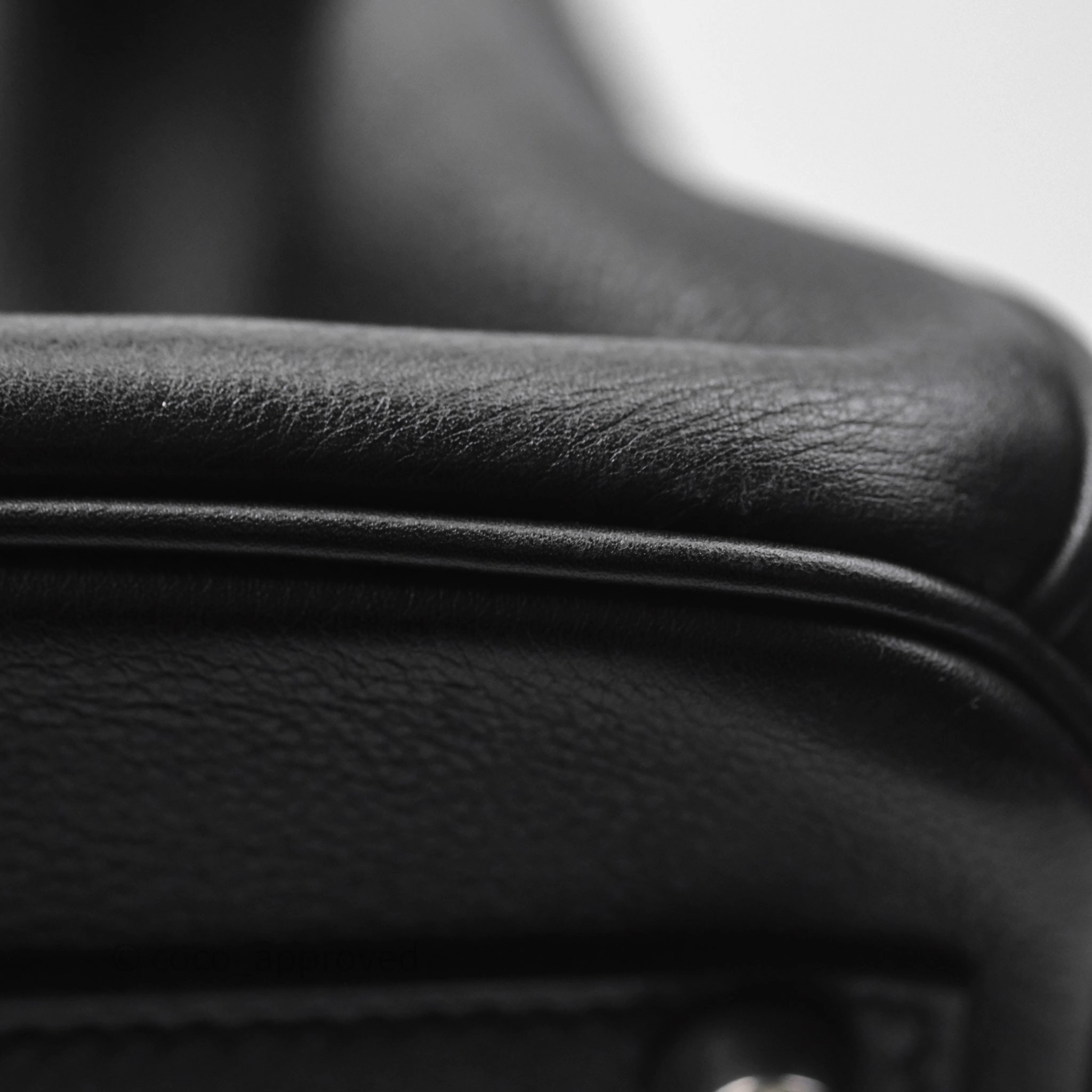 Herms Birkin 30 Noir 89 Evergrain Palladium Hardware