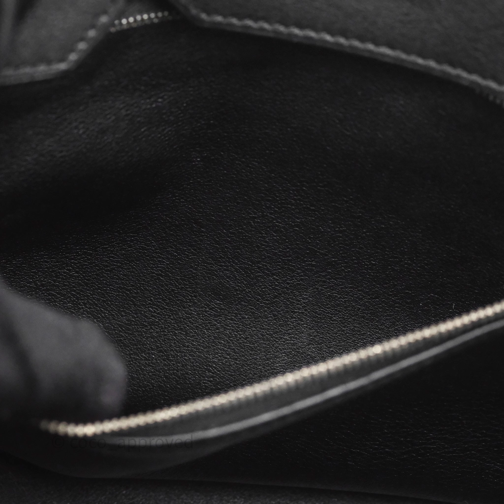 Herms Birkin 30 Noir 89 Evergrain Palladium Hardware