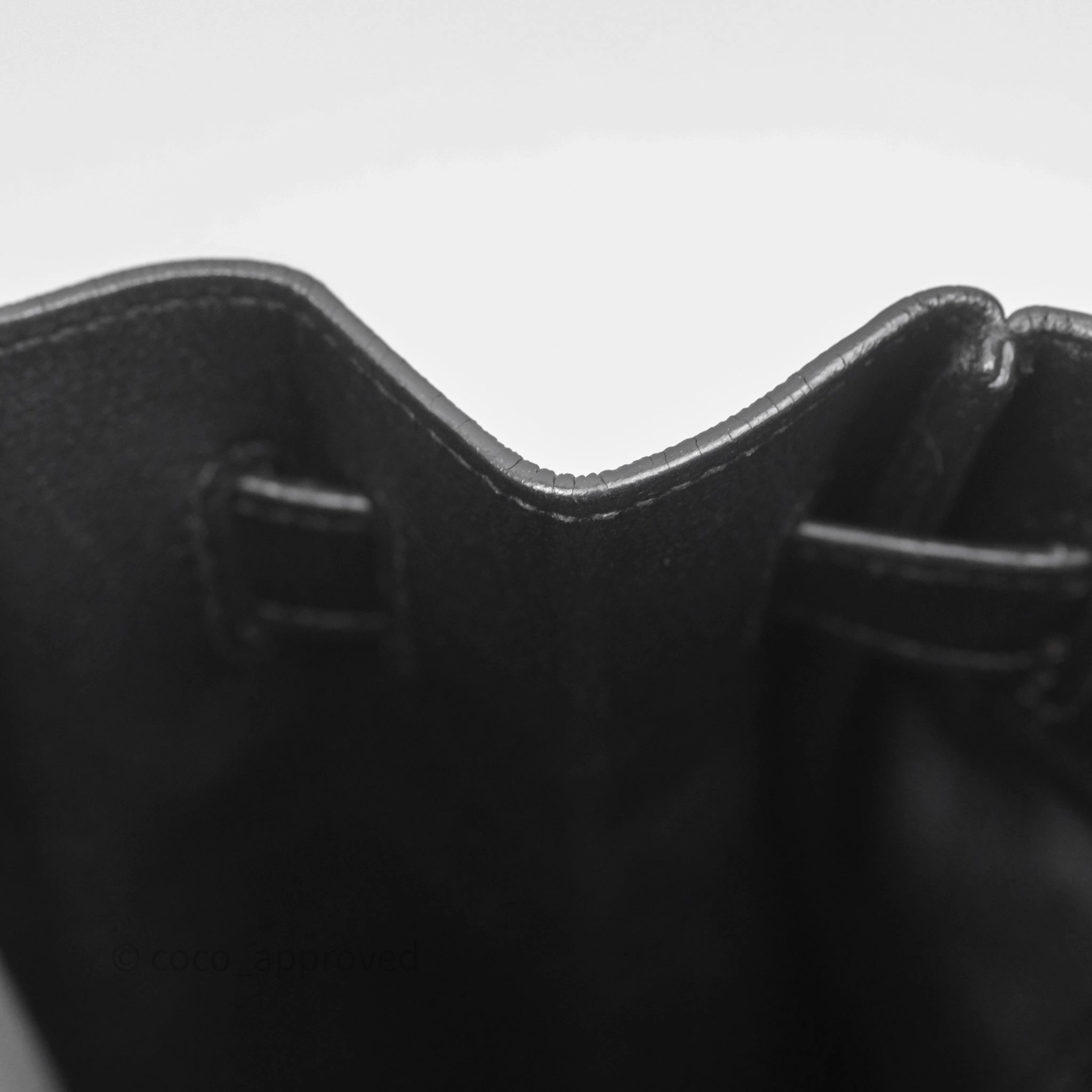 Herms Birkin 30 Noir 89 Evergrain Palladium Hardware