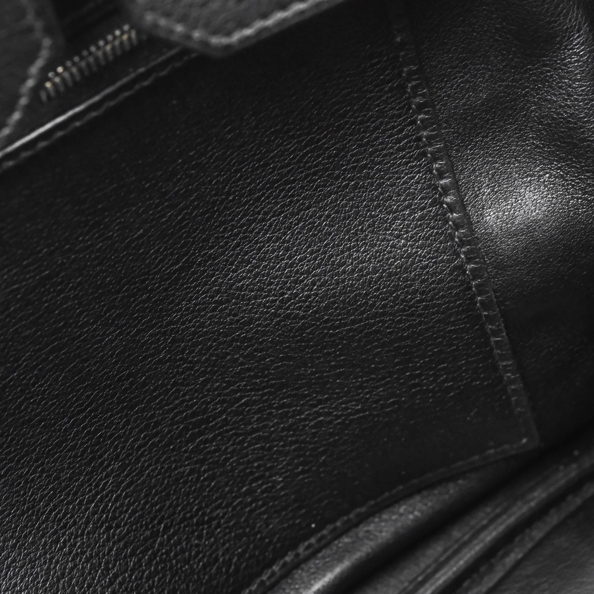 Herms Birkin 30 Noir 89 Evergrain Palladium Hardware