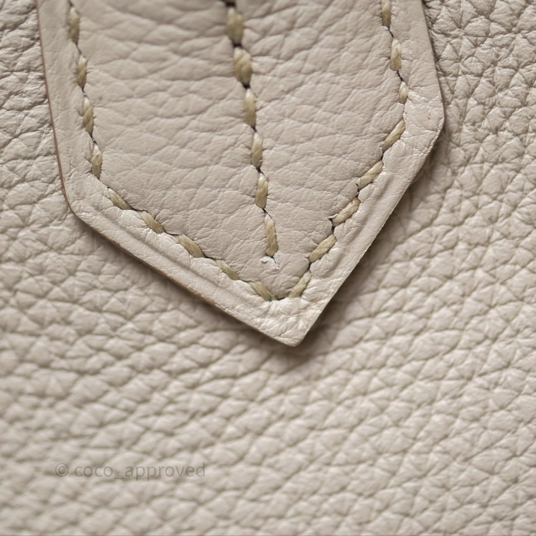 Herms Birkin 30 Retourne Beton 8L Togo Gold Hardware