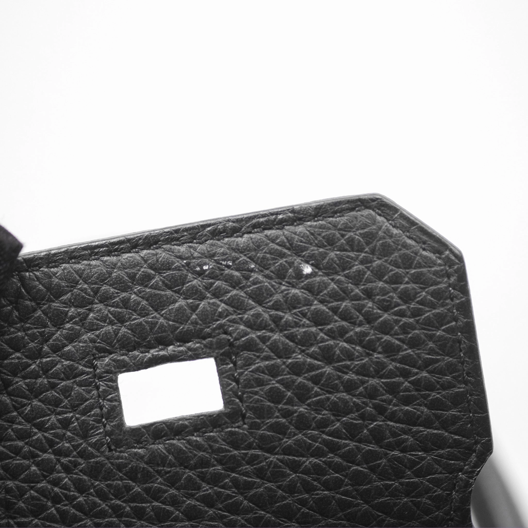 Herms Birkin 30 Retourne Black Noir 89 Clemence Gold Hardware