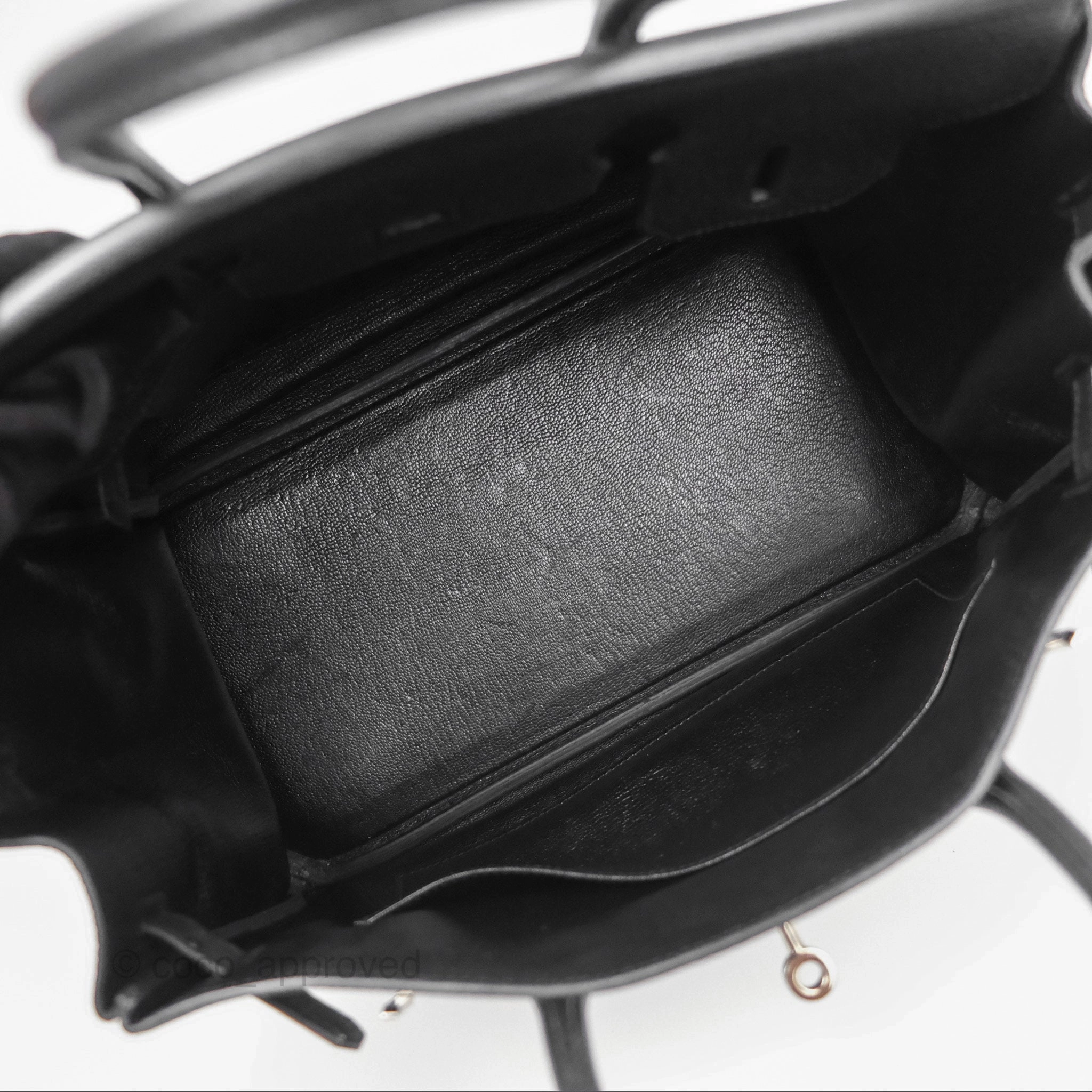 Herms Birkin 30 Retourne Black Noir 89 Togo Palladium Hardware
