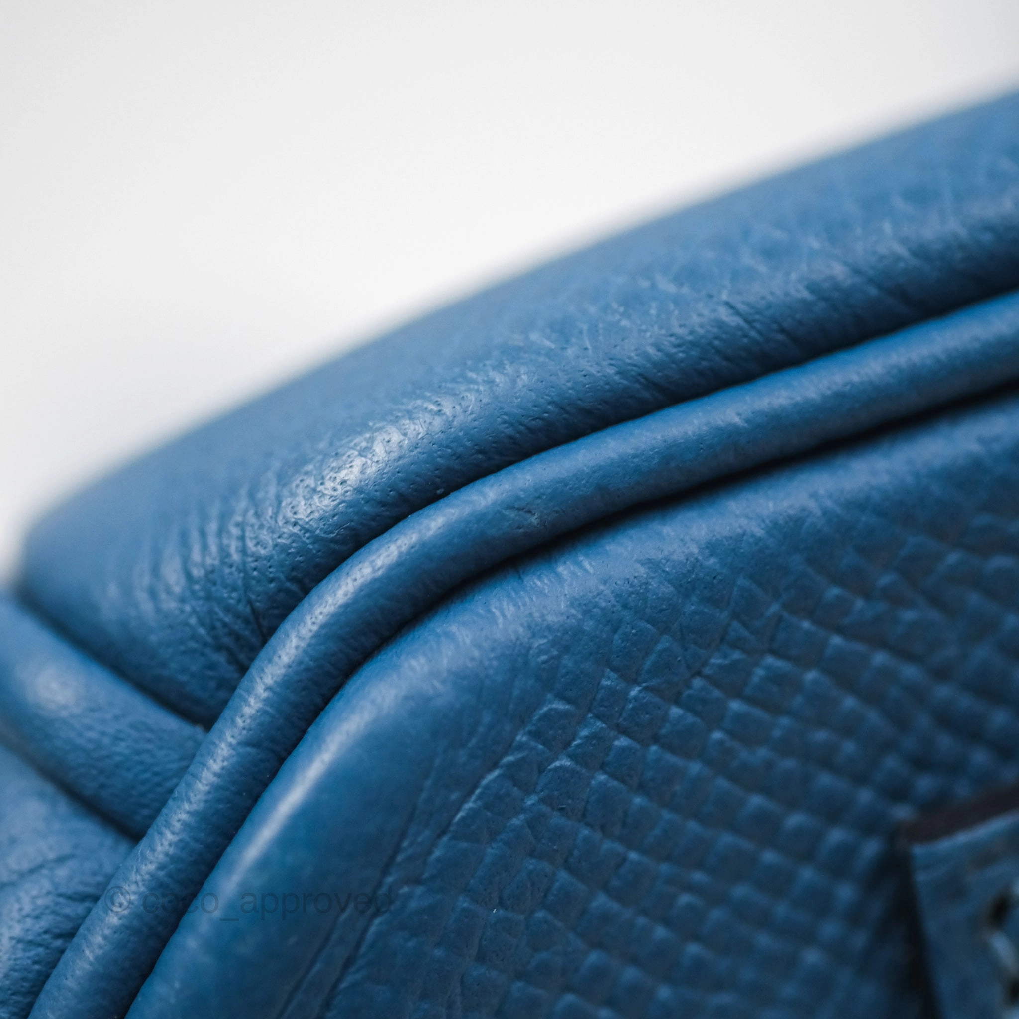 Herms Birkin 30 Retourne Bleu Brighton 7E Epsom Gold Hardware