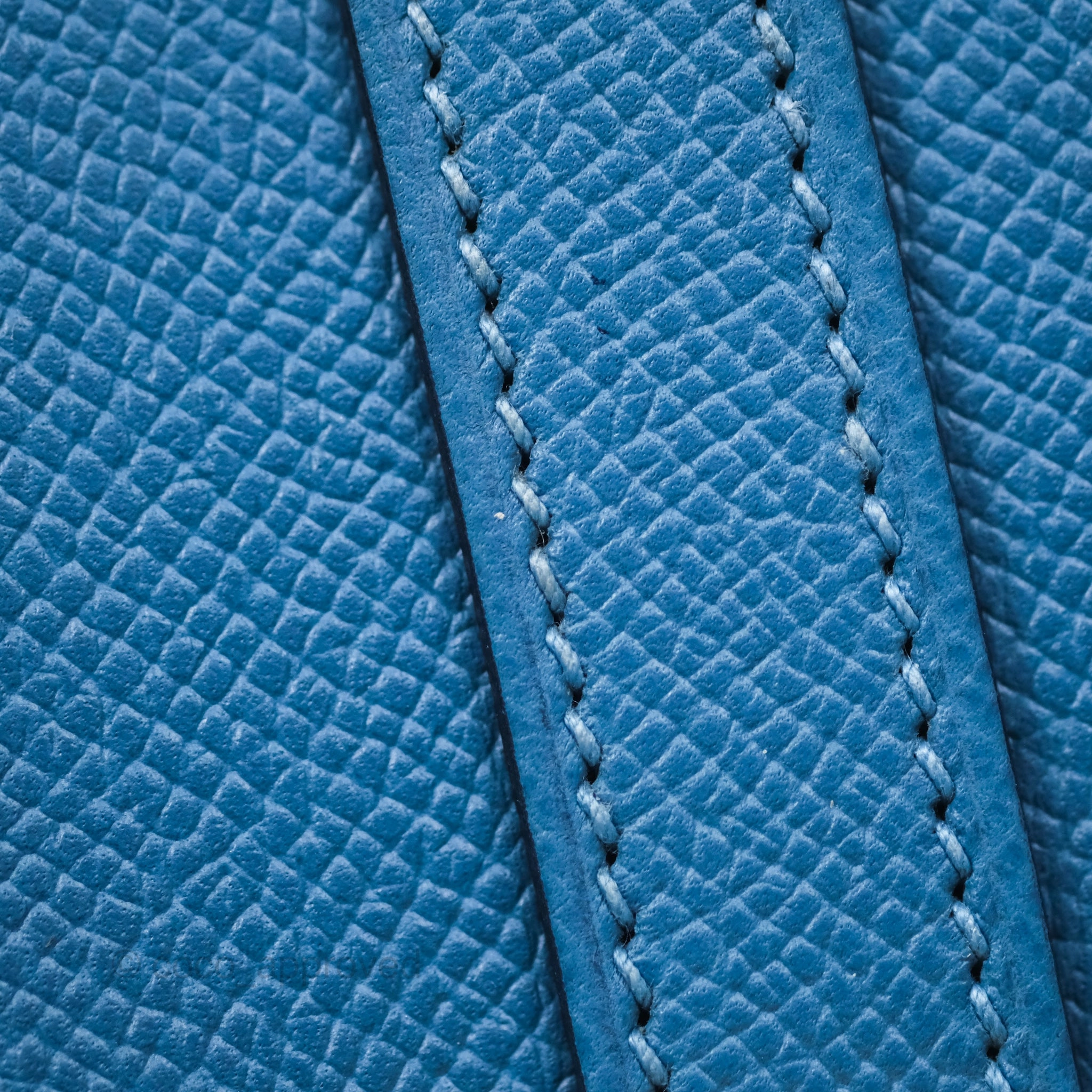 Herms Birkin 30 Retourne Bleu Brighton 7E Epsom Gold Hardware