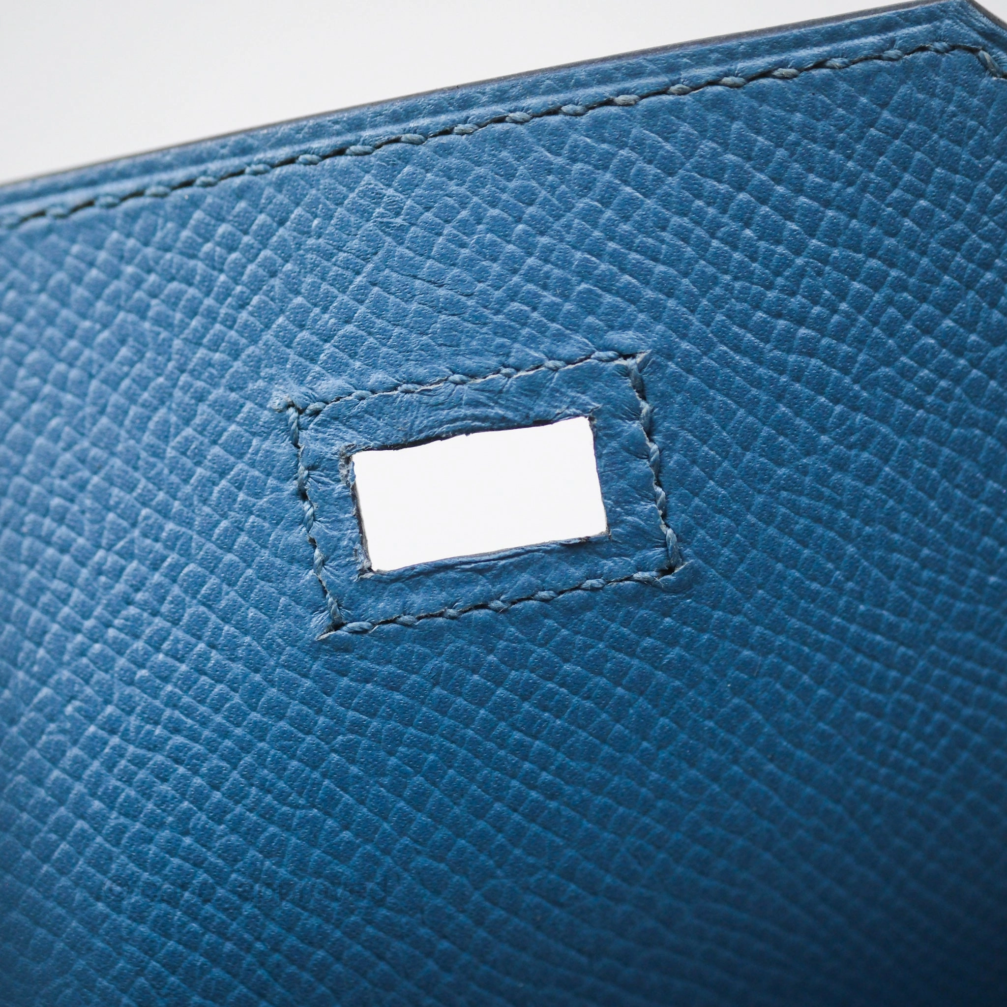 Herms Birkin 30 Retourne Bleu Brighton 7E Epsom Gold Hardware