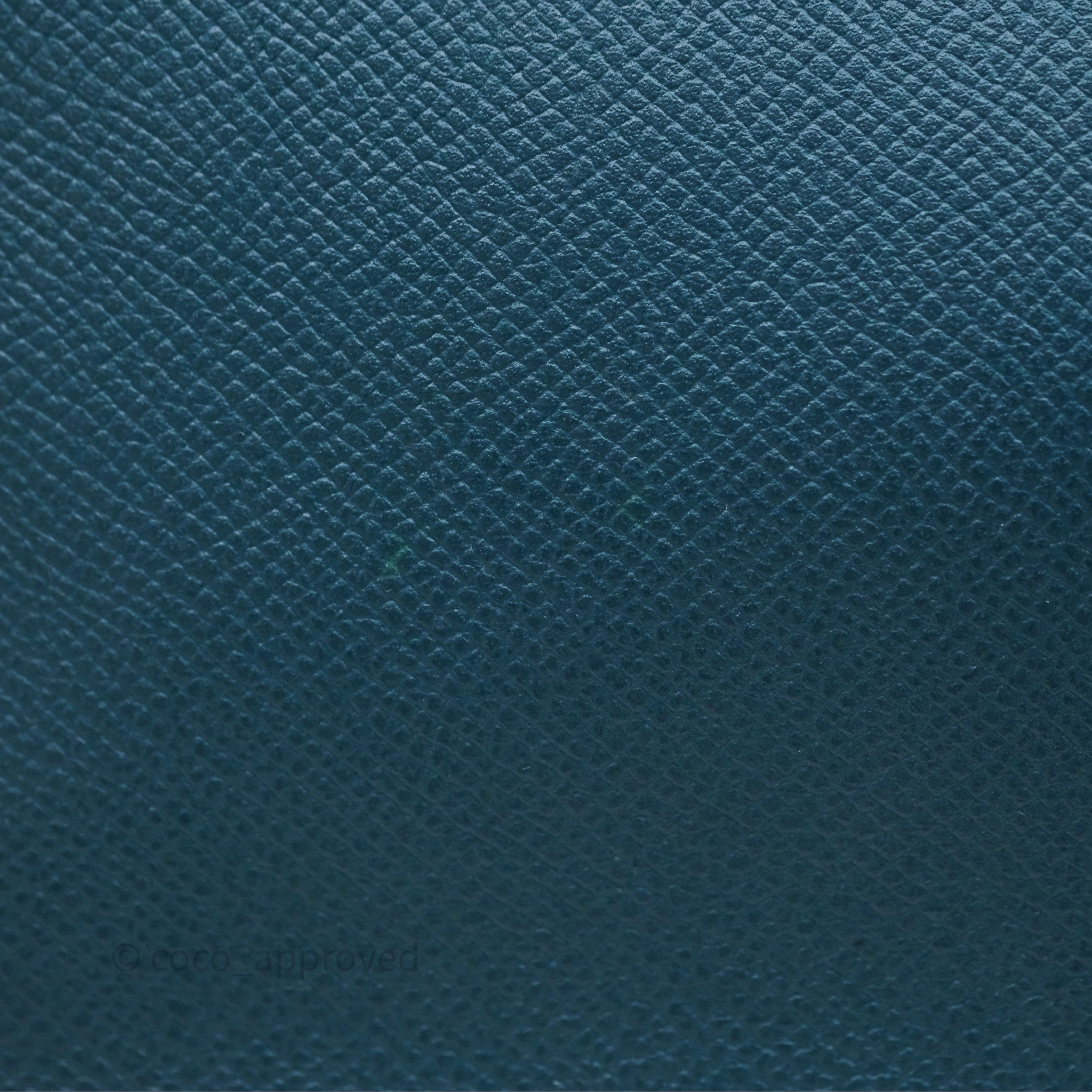 Herms Birkin 30 Retourne Bleu de Prusse 7P Epsom Gold Hardware