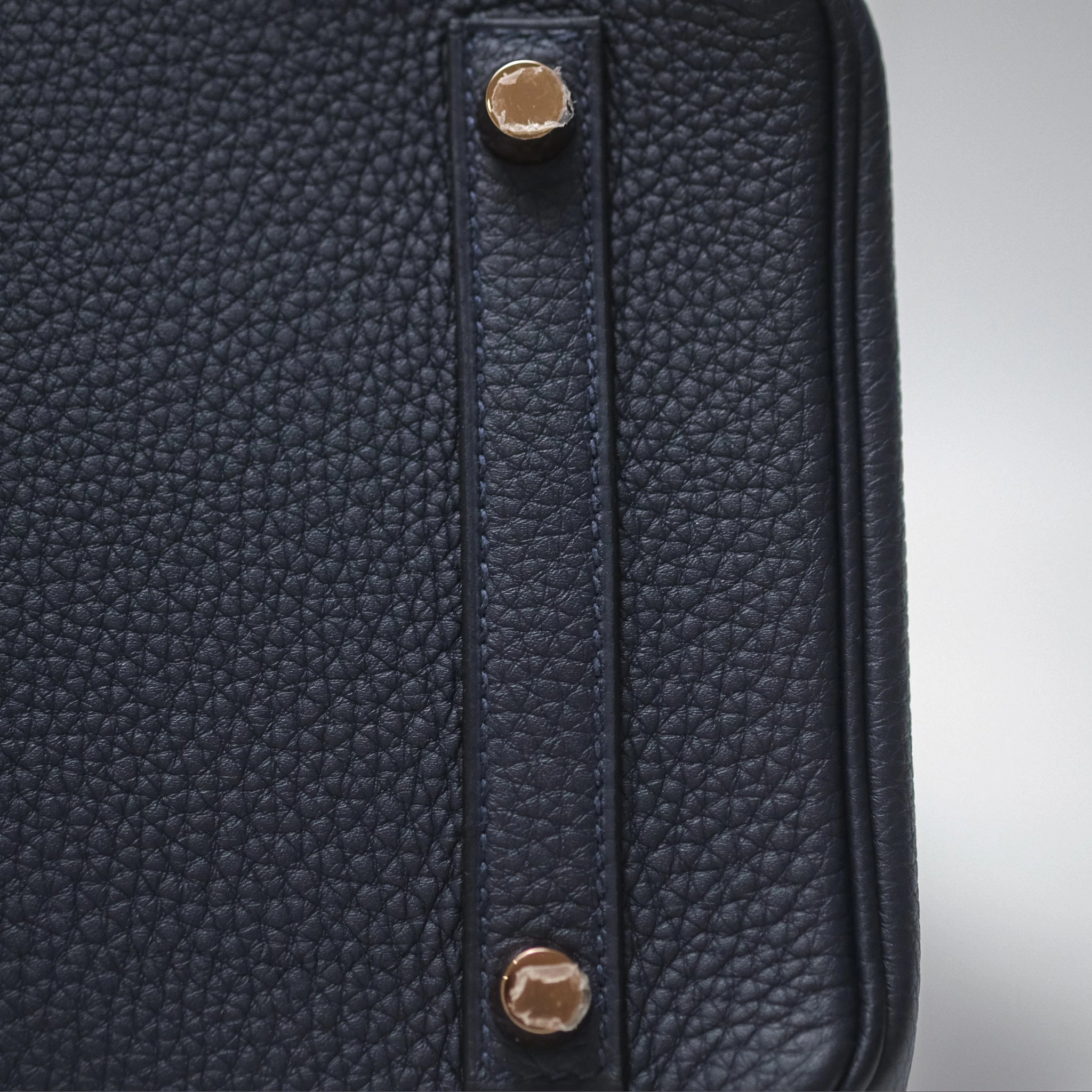 Herms Birkin 30 Retourne Bleu Nuit 2Z Togo Gold Hardware