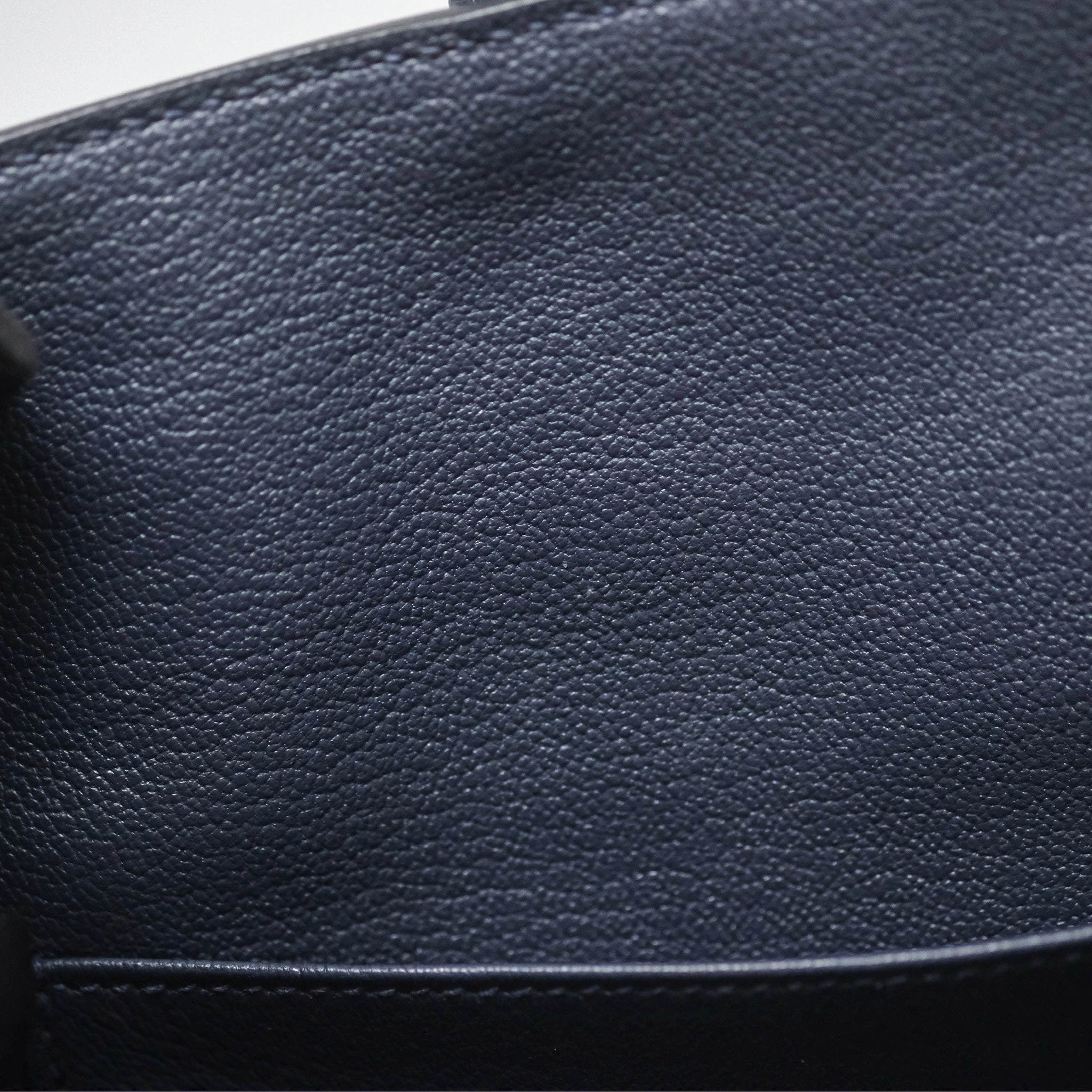 Herms Birkin 30 Retourne Bleu Nuit 2Z Togo Gold Hardware