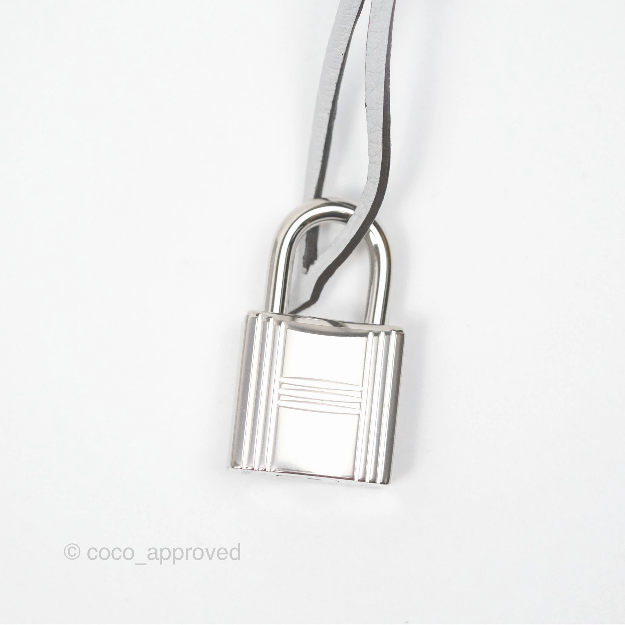 Herms Birkin 30 Retourne Blue Pale Clemence Palladium Hardware