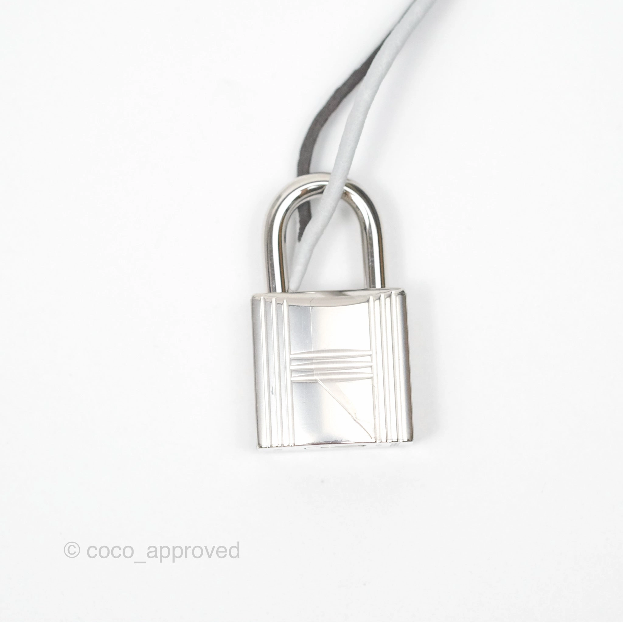 Herms Birkin 30 Retourne Blue Pale Clemence Palladium Hardware
