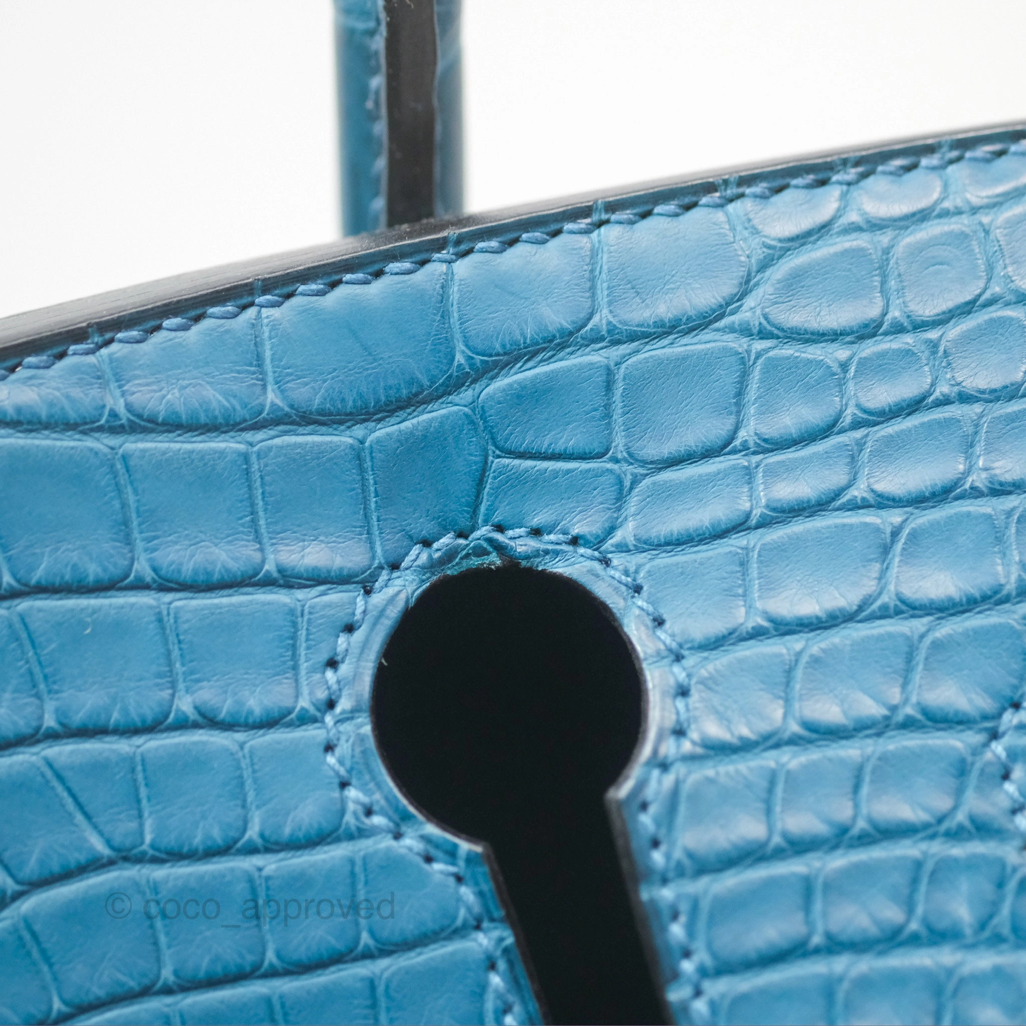 Herms Birkin 30 Retourne Colvert Matte Niloticus Crocodile Palladium Hardware