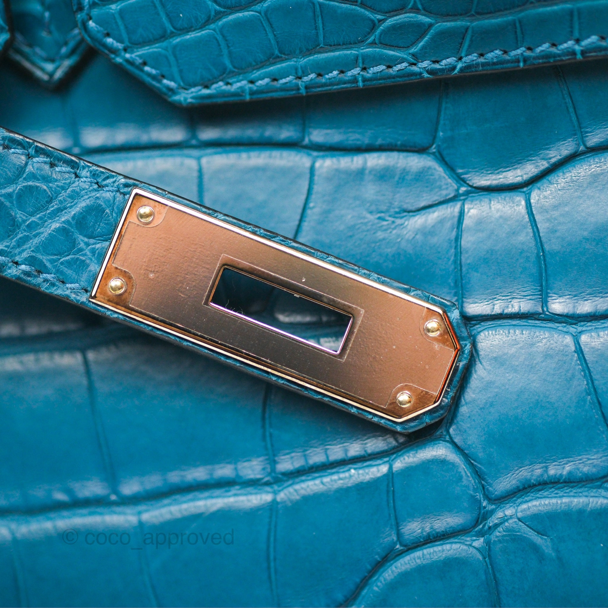 Herms Birkin 30 Retourne Colvert Matte Niloticus Crocodile Palladium Hardware