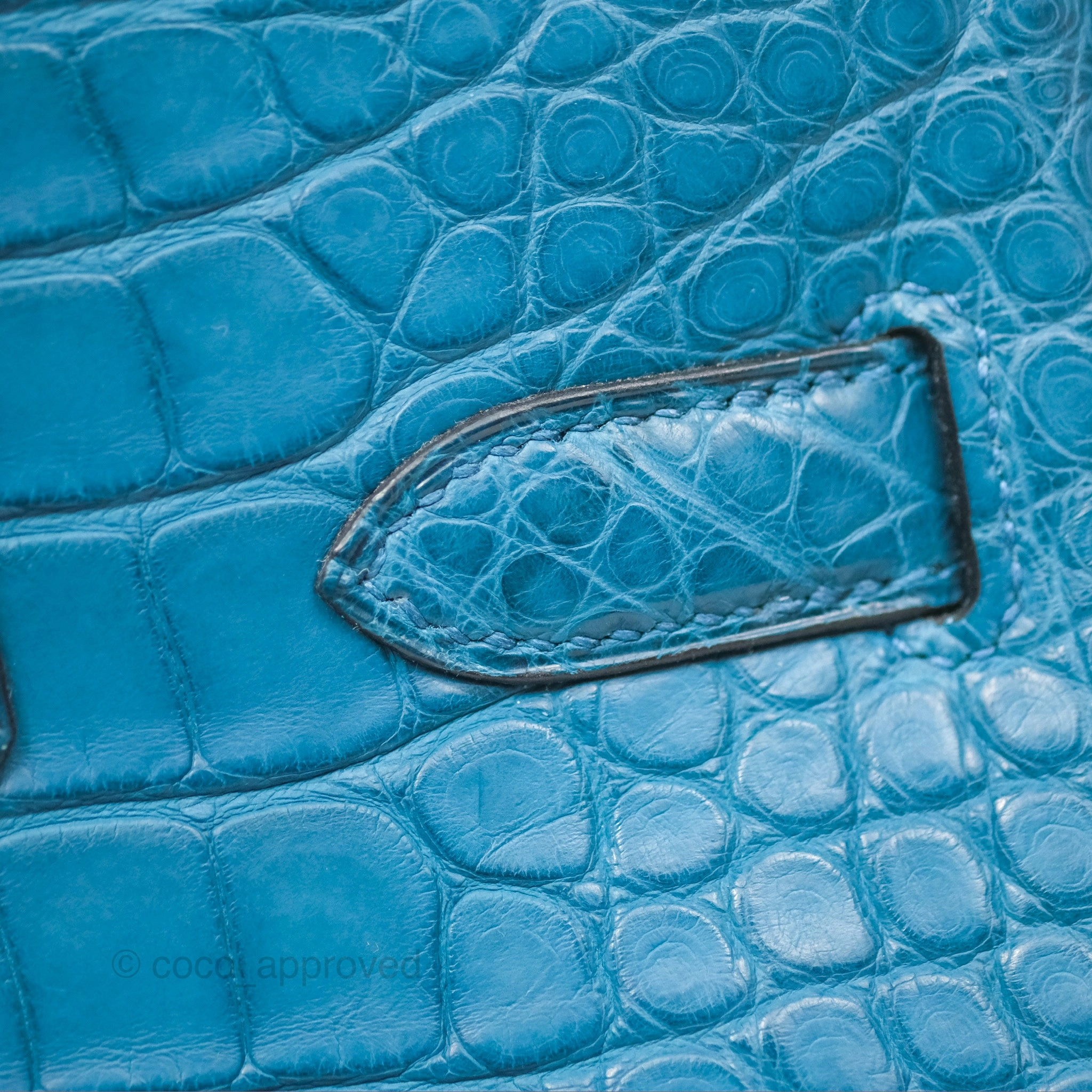 Herms Birkin 30 Retourne Colvert Matte Niloticus Crocodile Palladium Hardware