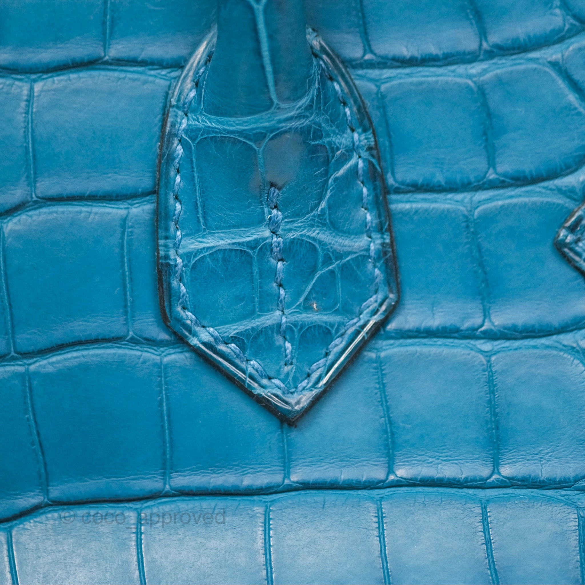 Herms Birkin 30 Retourne Colvert Matte Niloticus Crocodile Palladium Hardware
