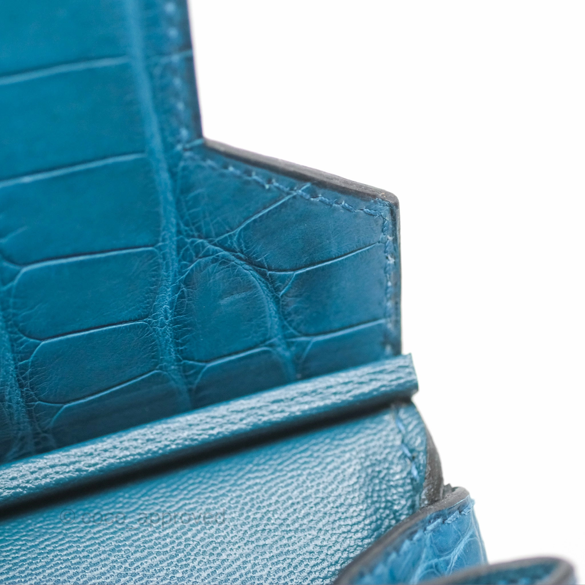 Herms Birkin 30 Retourne Colvert Matte Niloticus Crocodile Palladium Hardware