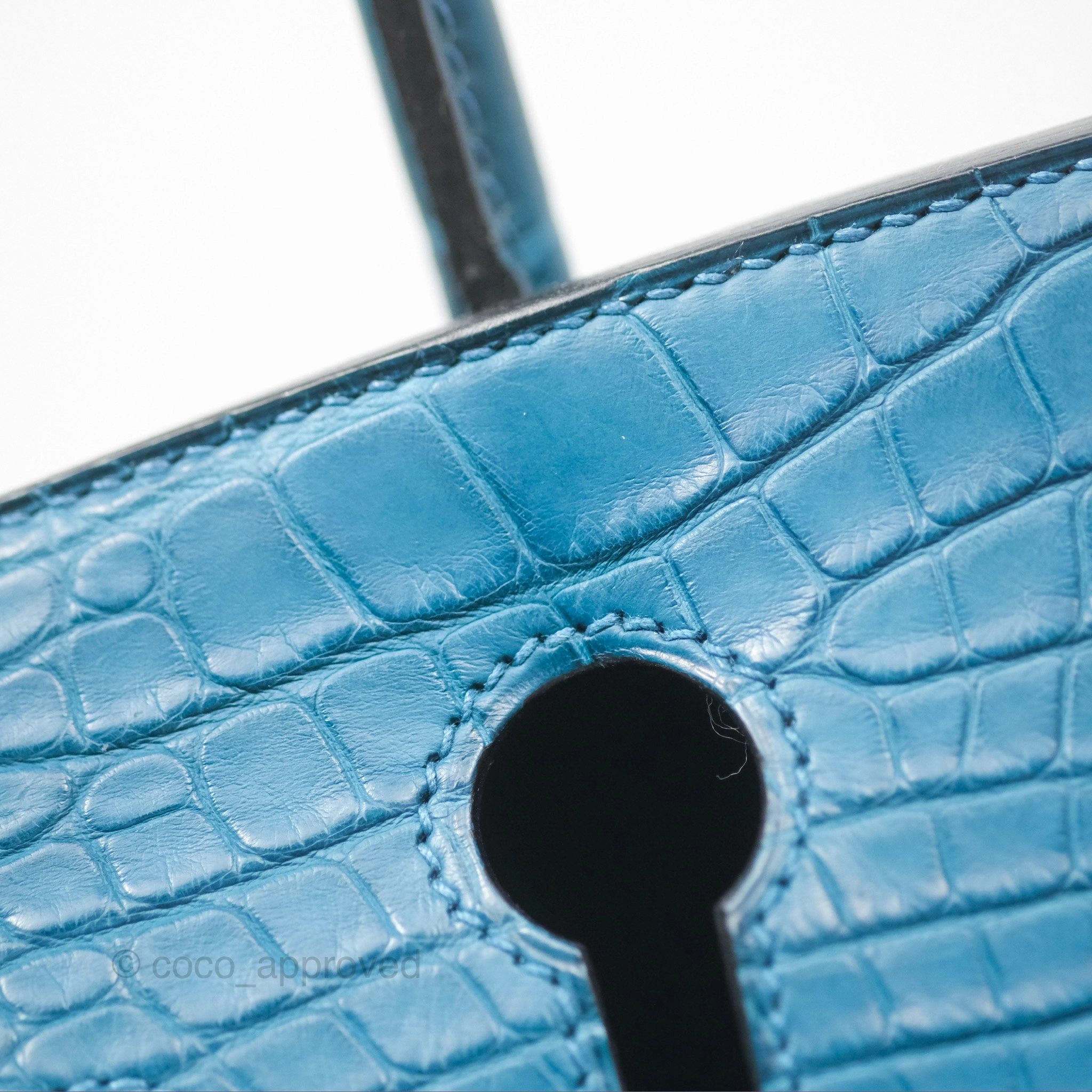 Herms Birkin 30 Retourne Colvert Matte Niloticus Crocodile Palladium Hardware