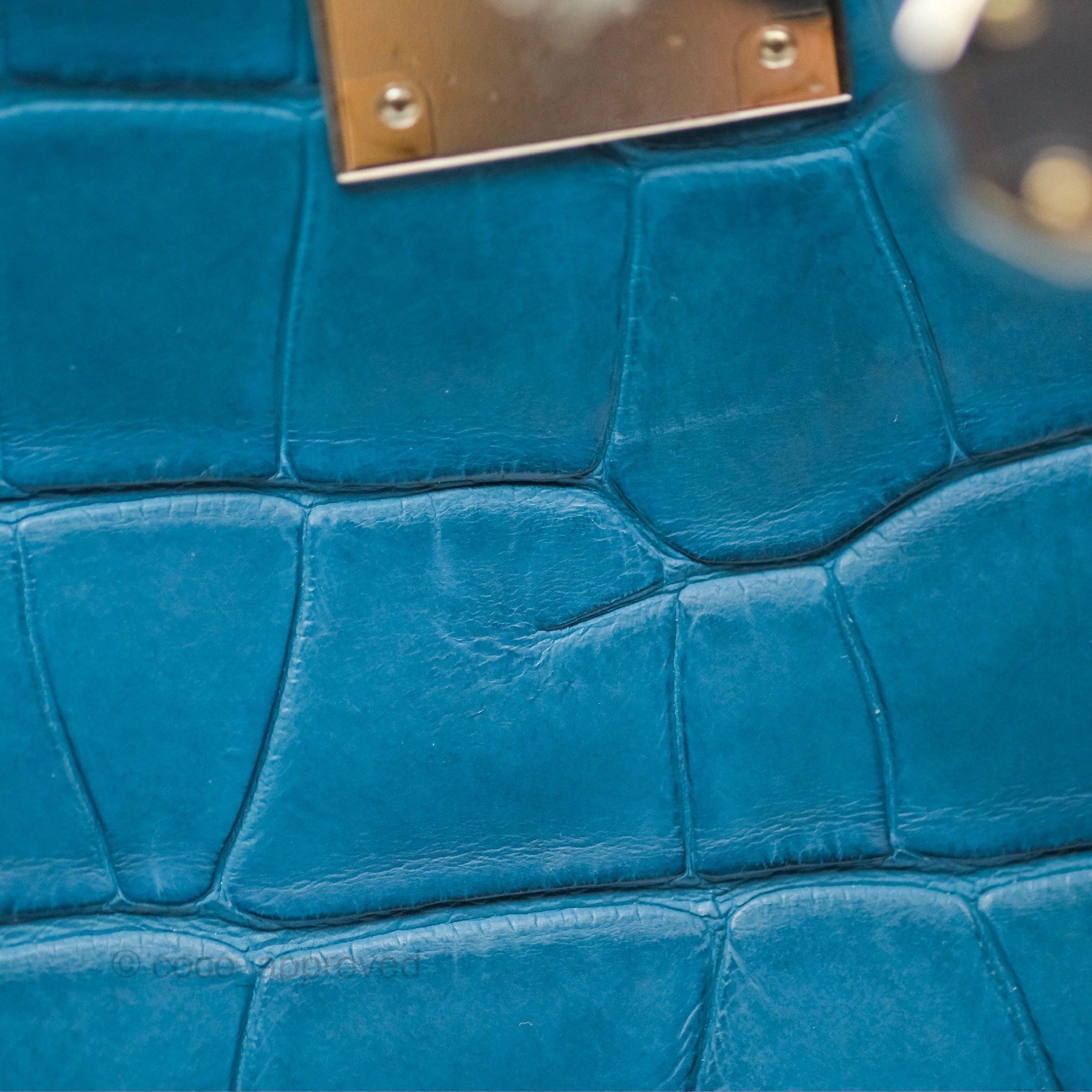 Herms Birkin 30 Retourne Colvert Matte Niloticus Crocodile Palladium Hardware