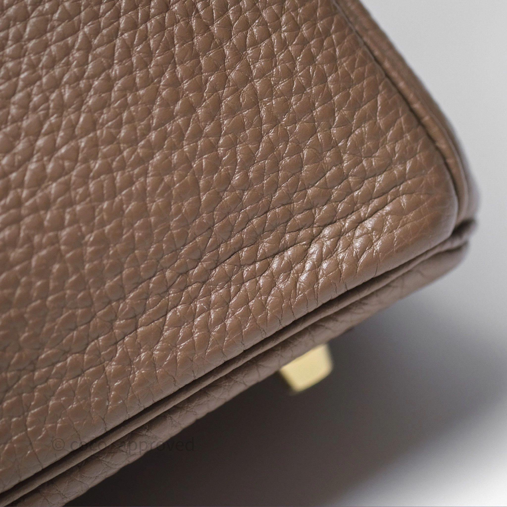 Herms Birkin 30 Retourne Etoupe 18 Togo Gold Hardware