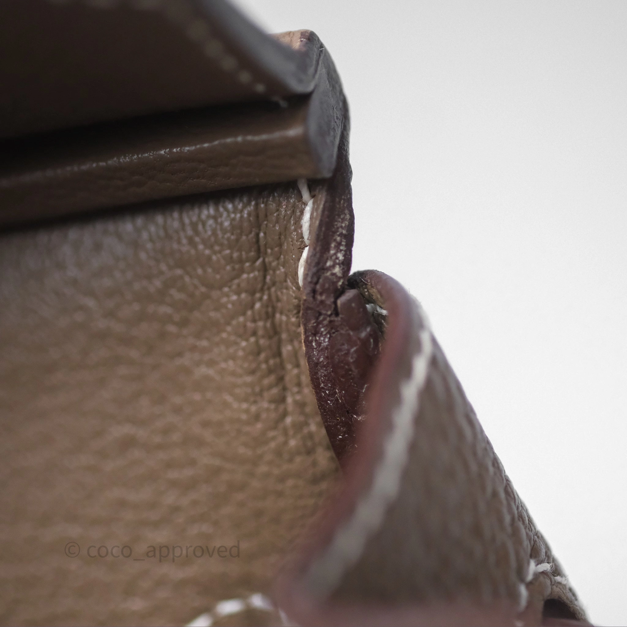 Herms Birkin 30 Retourne Etoupe 18 Togo Gold Hardware