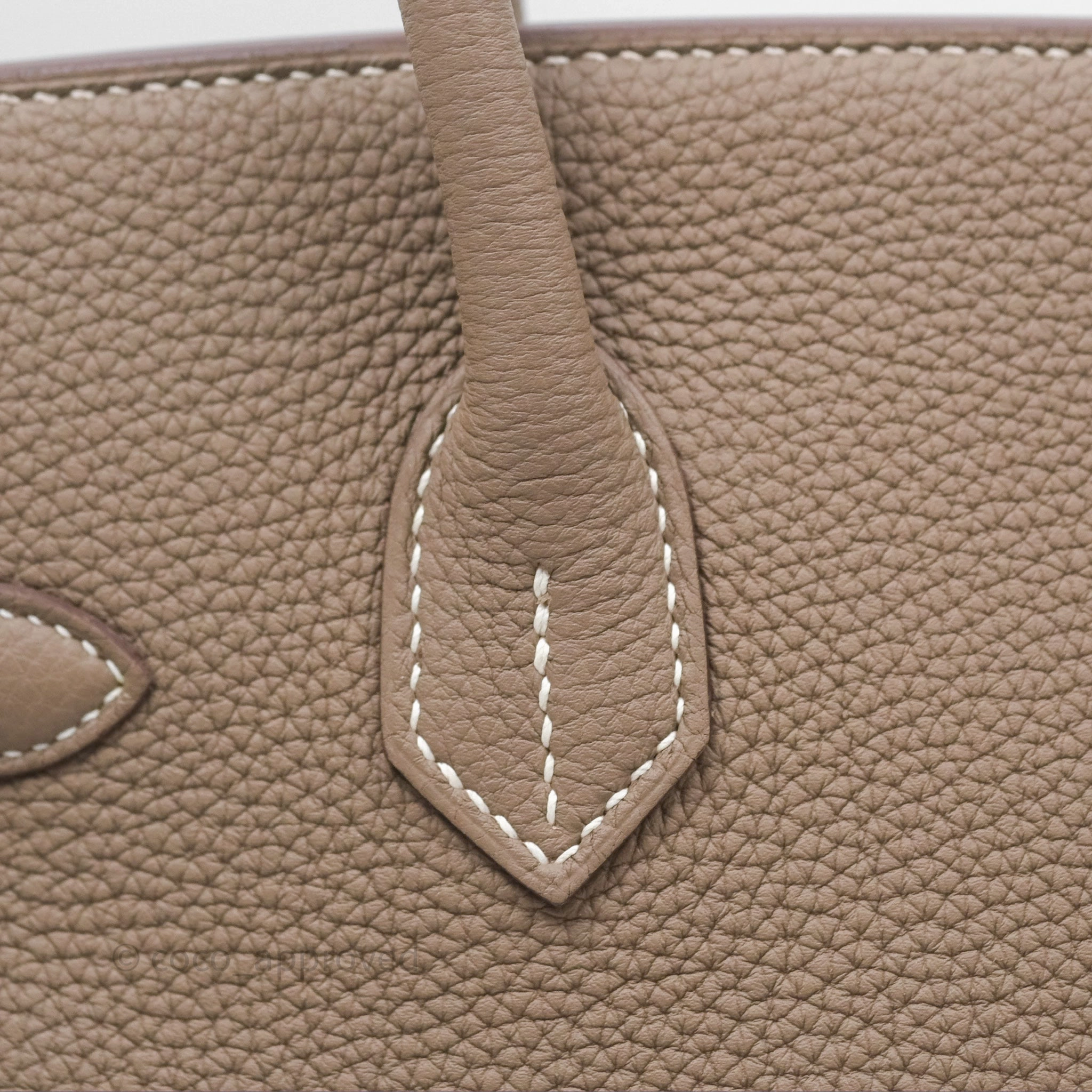 Herms Birkin 30 Retourne Etoupe 18 Togo Gold Hardware