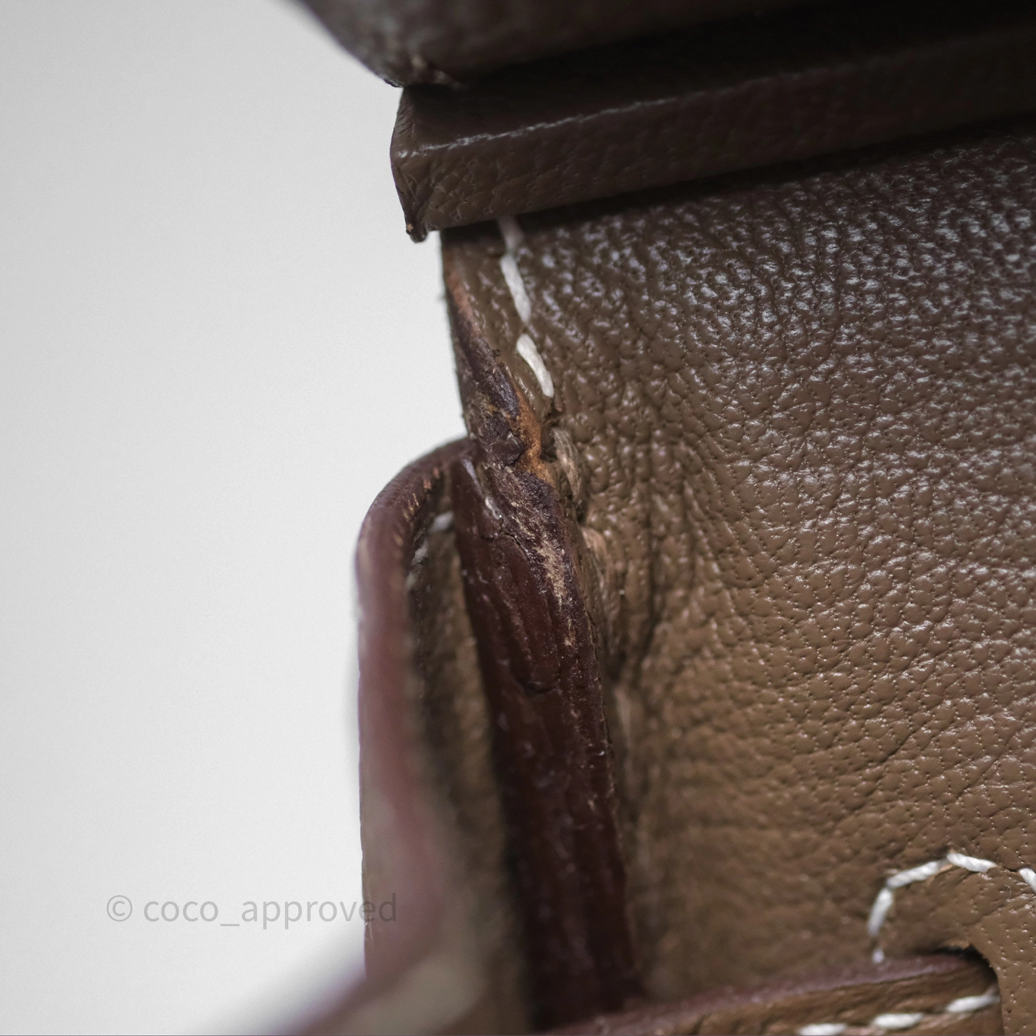 Herms Birkin 30 Retourne Etoupe 18 Togo Gold Hardware
