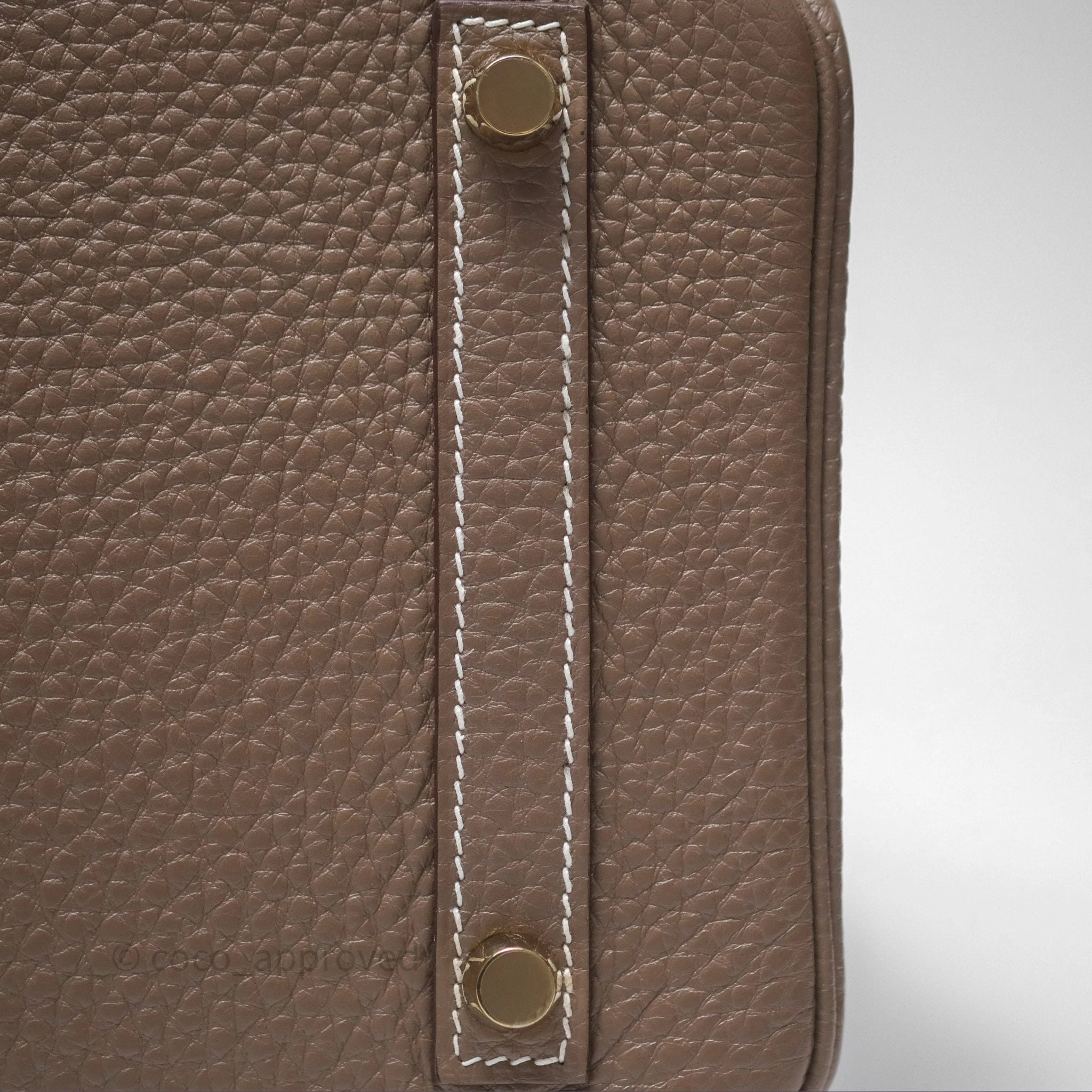 Herms Birkin 30 Retourne Etoupe 18 Togo Gold Hardware