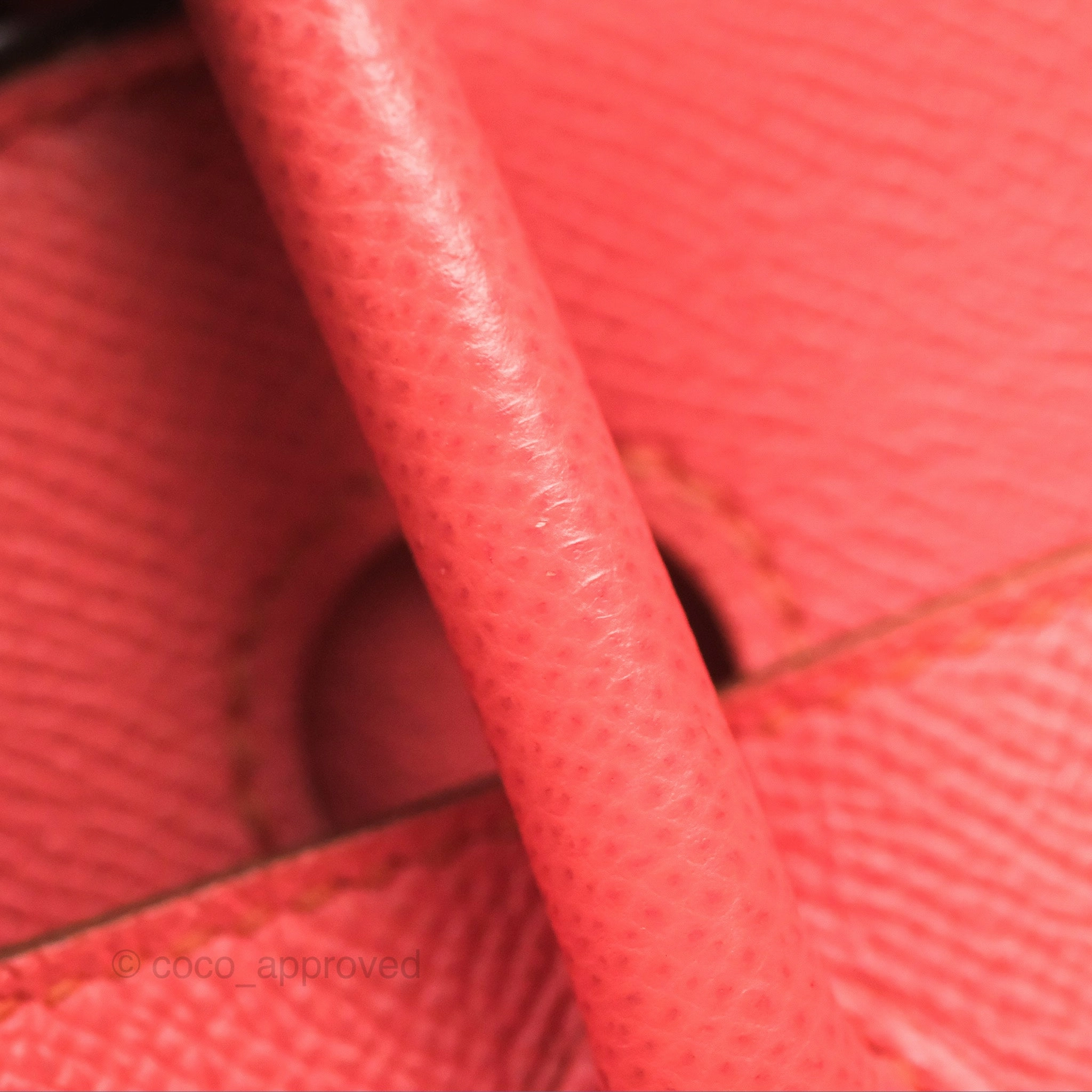 Herms Birkin 30 Retourne Flamingo I5 Epsom Gold Hardware