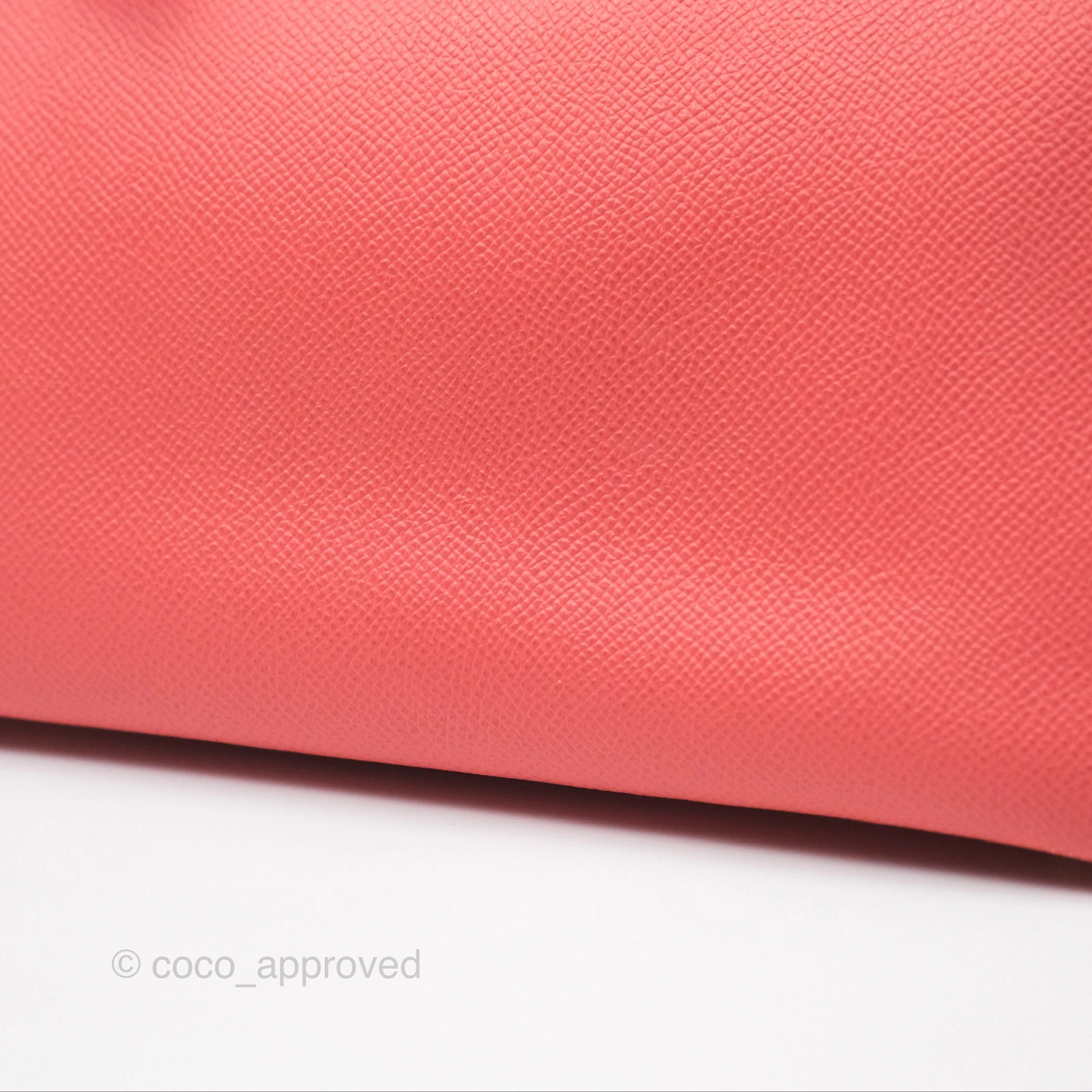 Herms Birkin 30 Retourne Flamingo I5 Epsom Gold Hardware