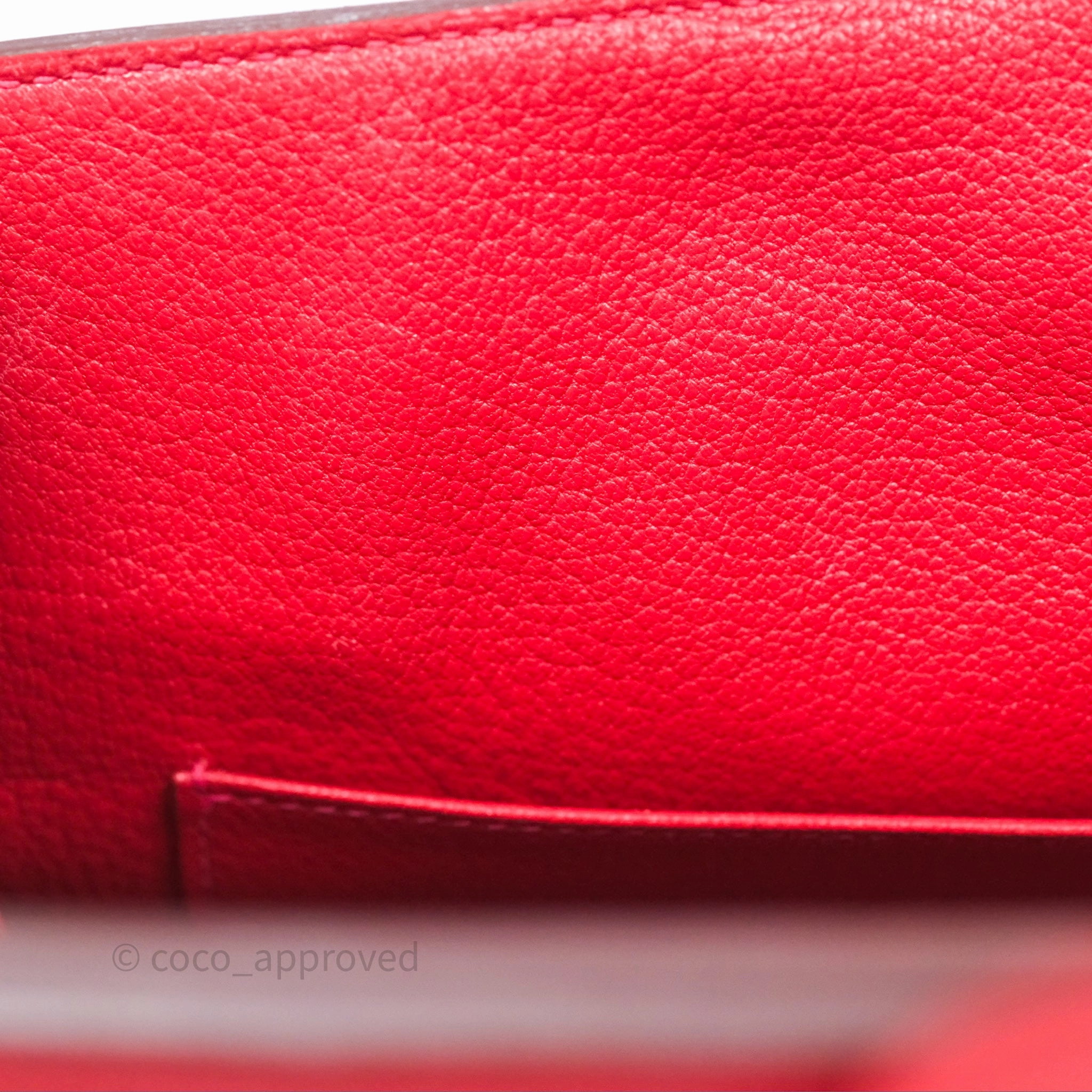 Herms Birkin 30 Retourne Geranium D5 Togo Gold Hardware