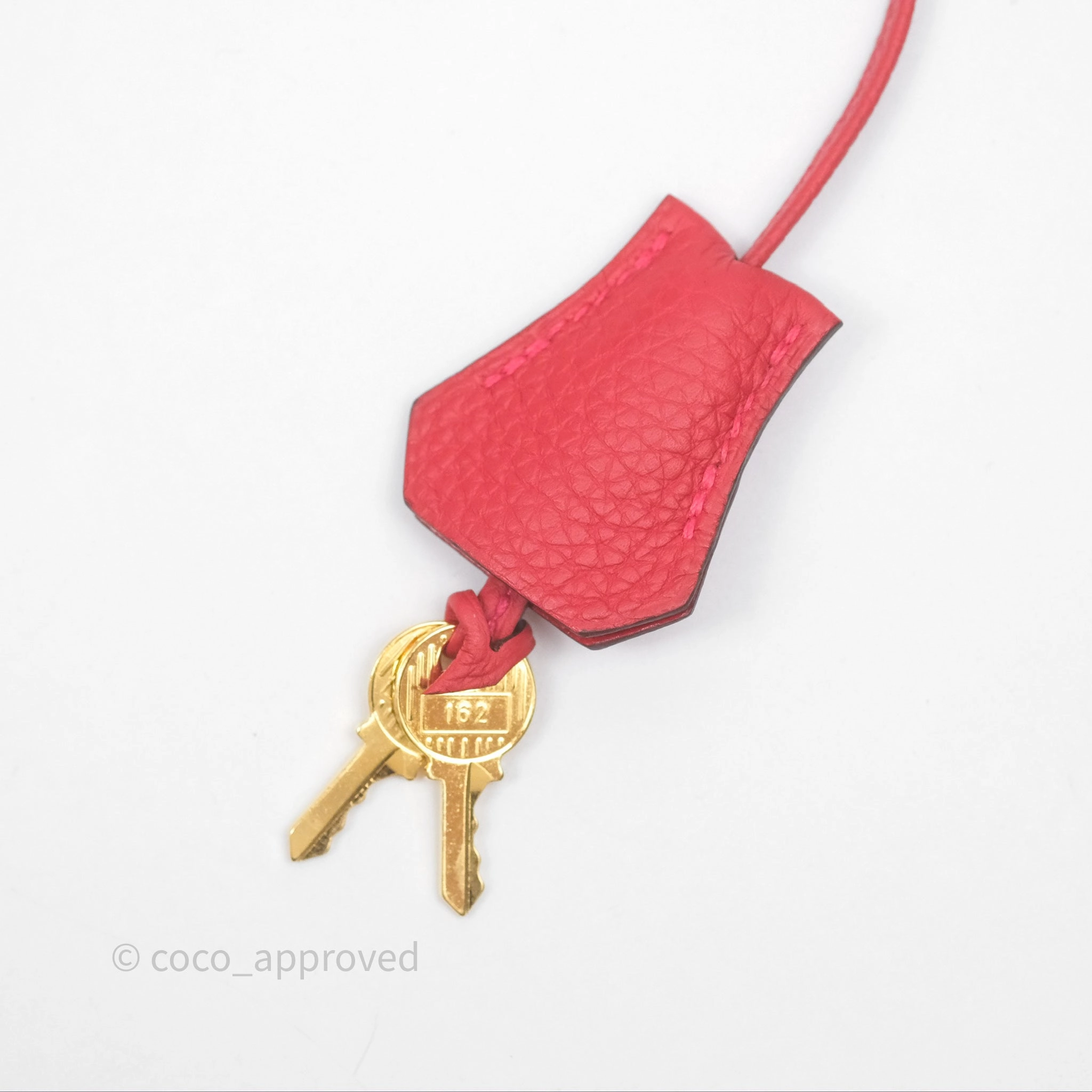 Herms Birkin 30 Retourne Geranium D5 Togo Gold Hardware