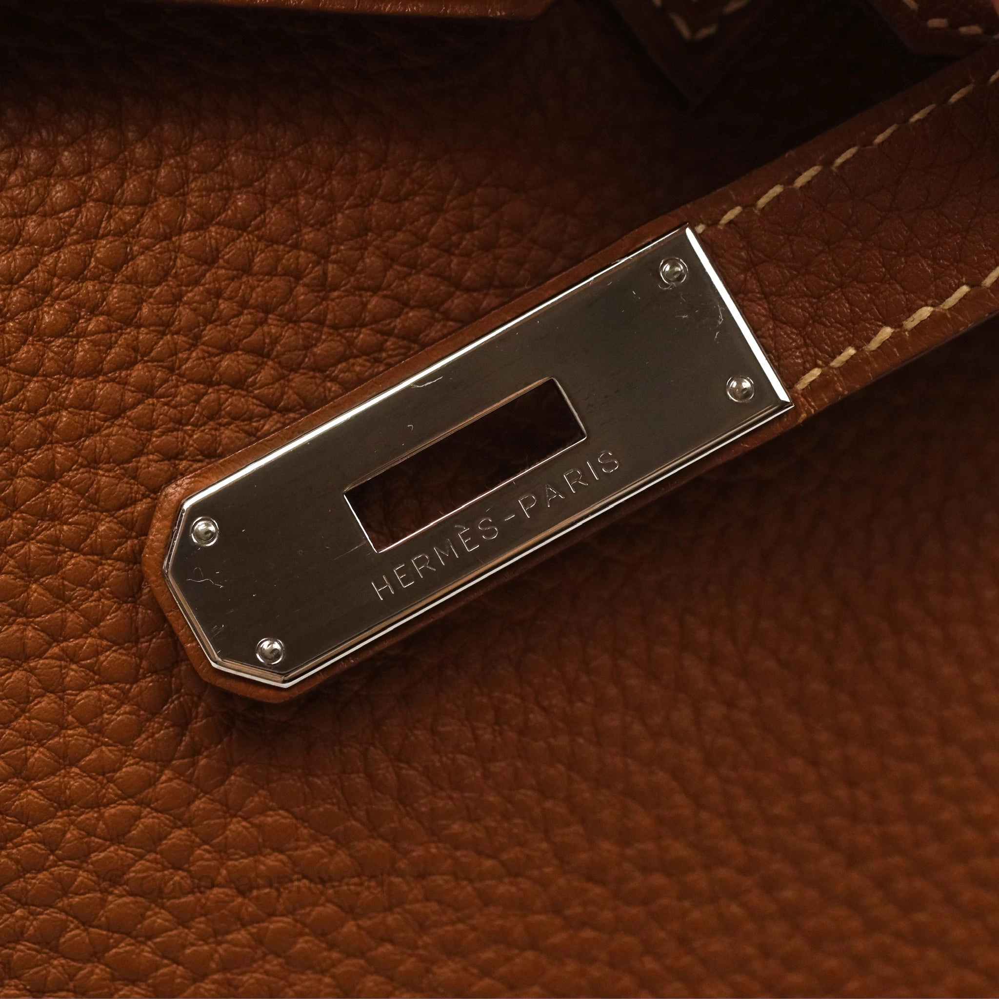 Herms Birkin 30 Retourne Gold 37 Clemence Palladium Hardware