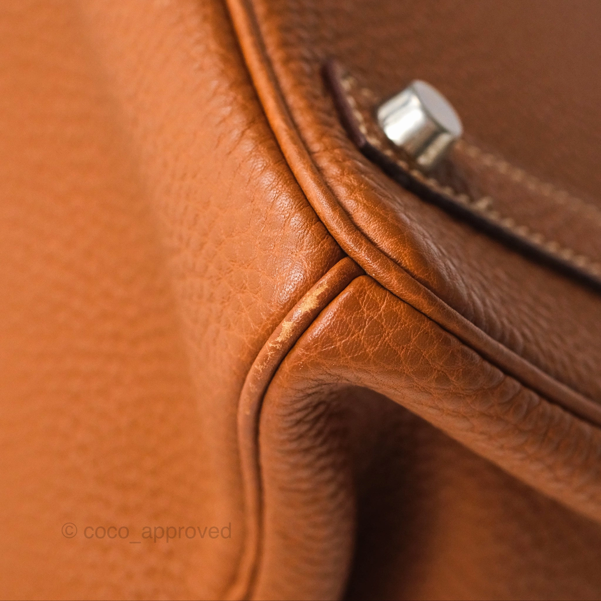Herms Birkin 30 Retourne Gold 37 Clemence Palladium Hardware
