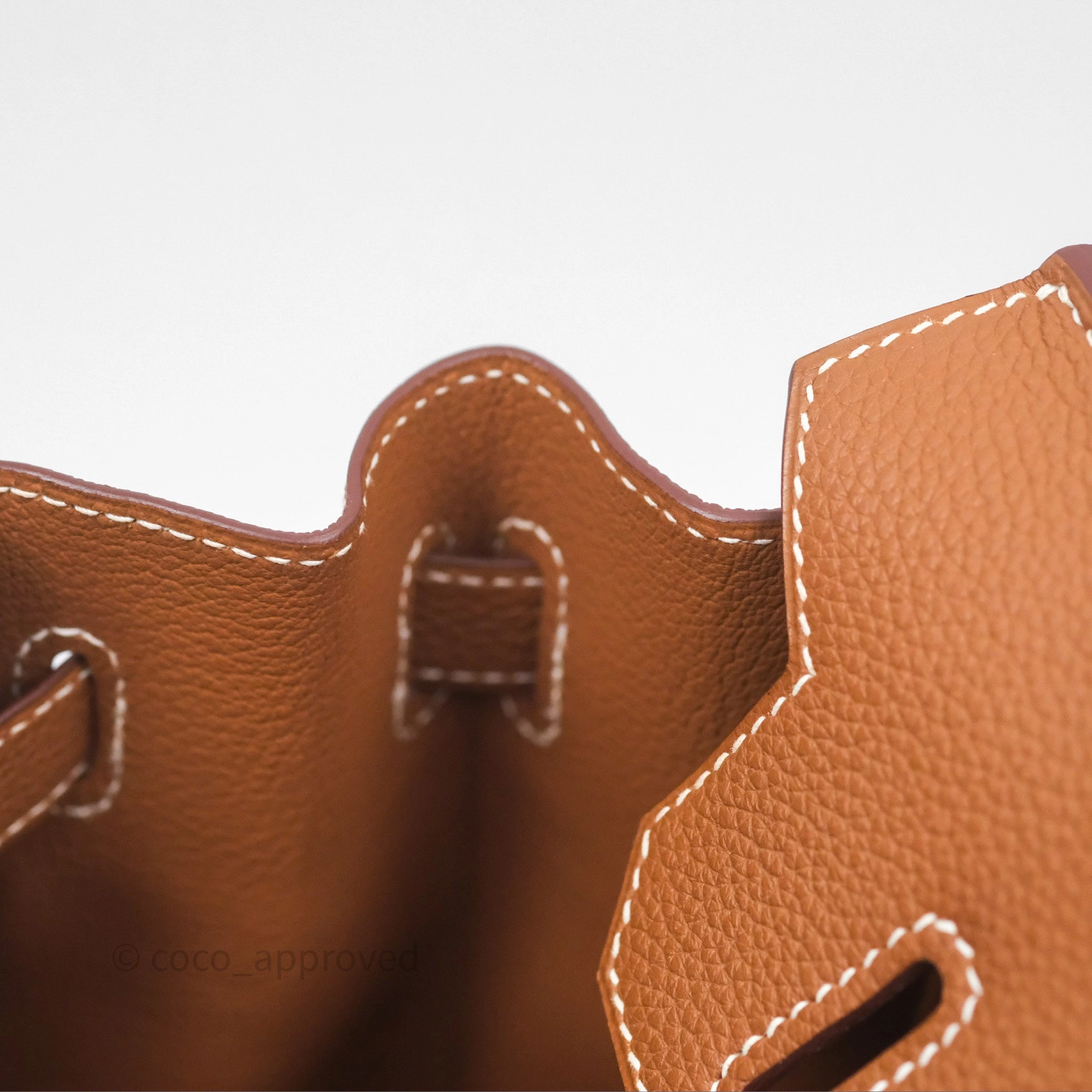 Herms Birkin 30 Retourne Gold 37 Togo Gold Hardware