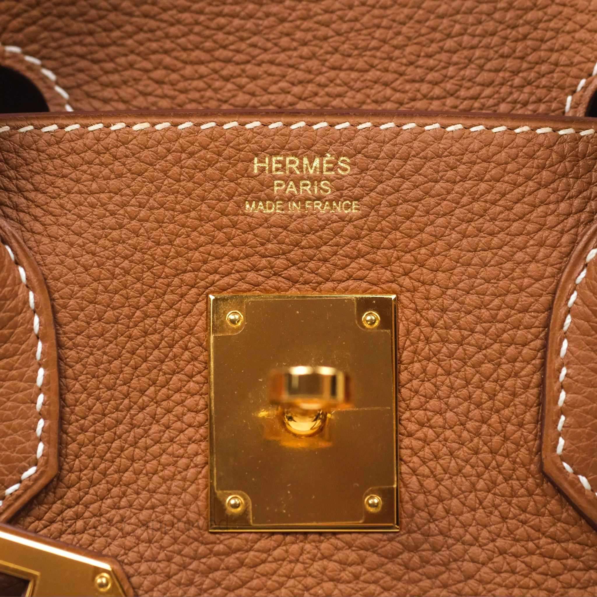 Herms Birkin 30 Retourne Gold 37 Togo Gold Hardware
