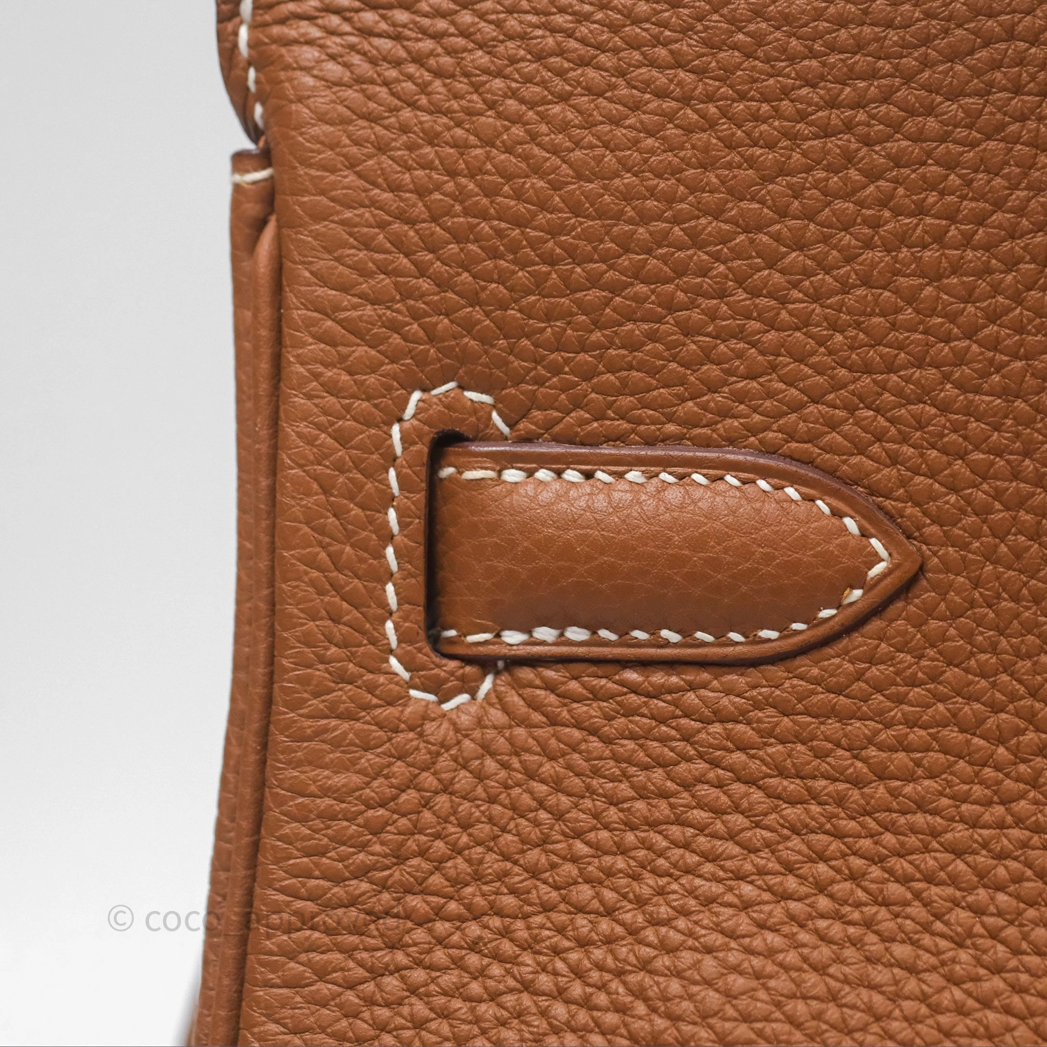 Herms Birkin 30 Retourne Gold 37 Togo Gold Hardware