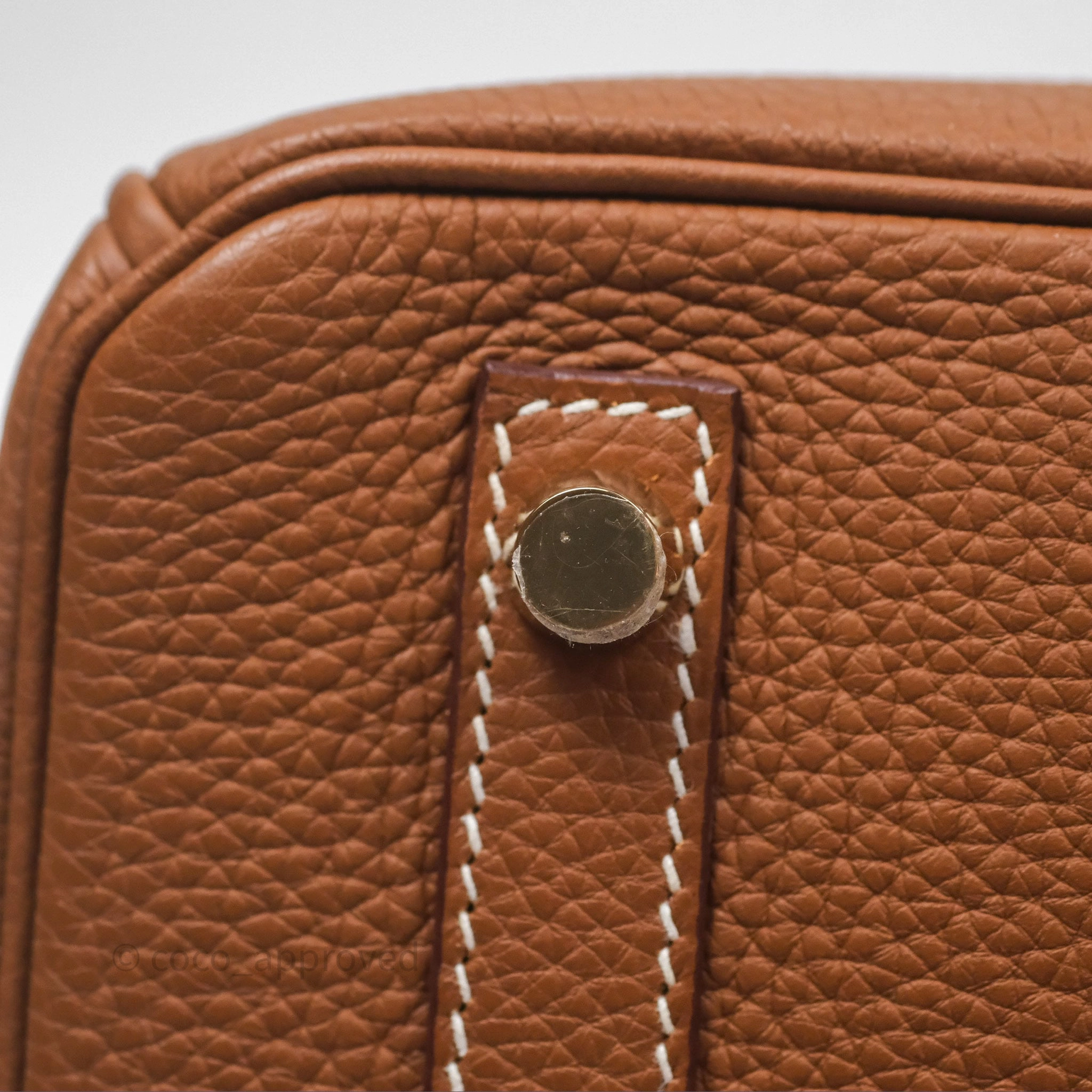Herms Birkin 30 Retourne Gold 37 Togo Gold Hardware