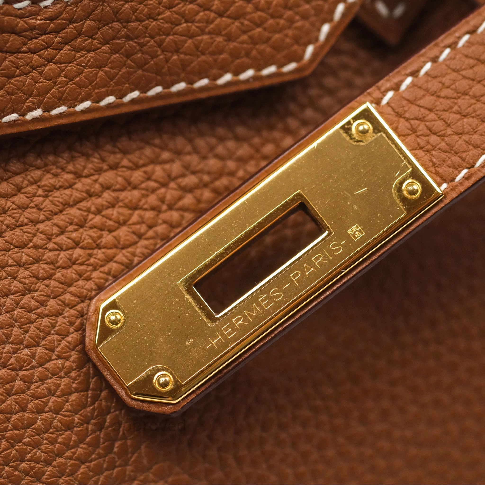 Herms Birkin 30 Retourne Gold 37 Togo Gold Hardware