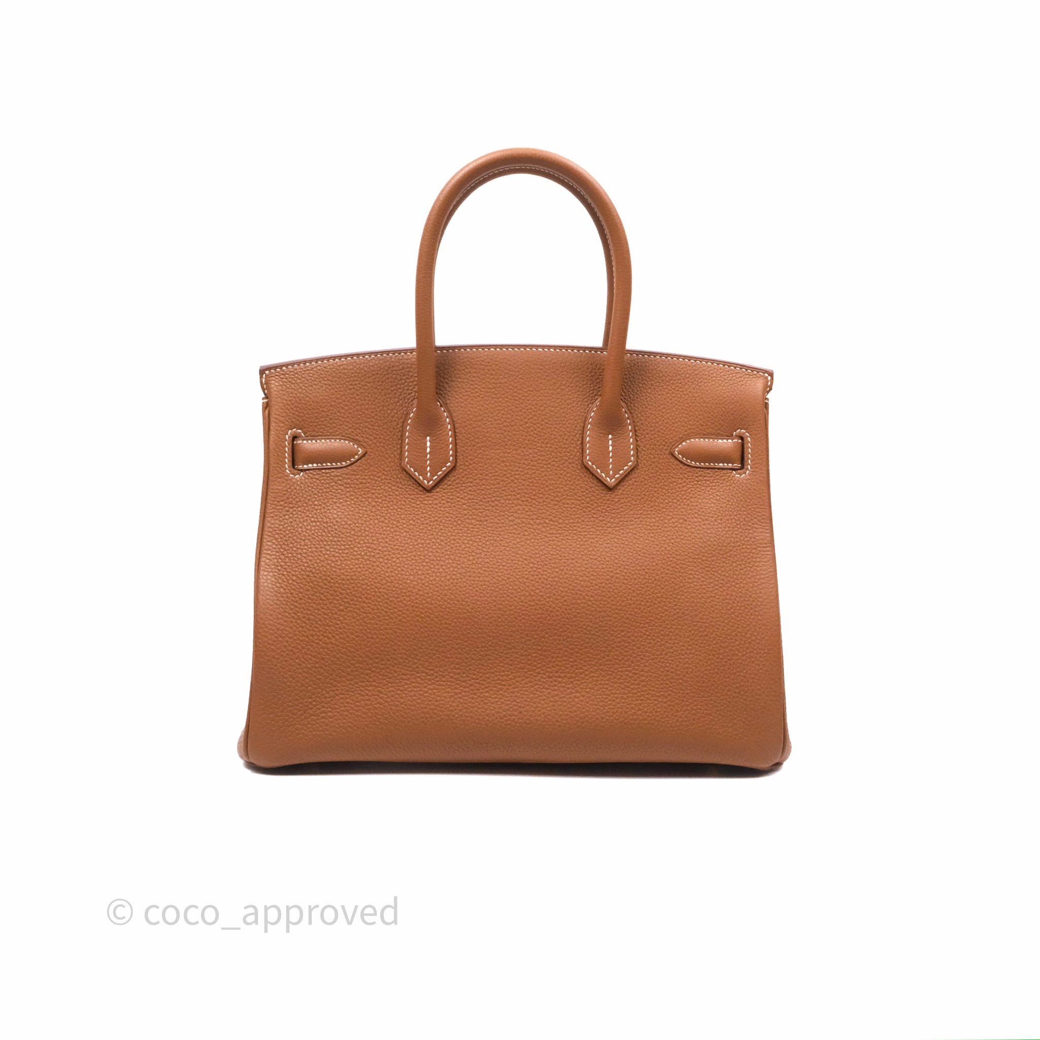 Herms Birkin 30 Retourne Gold 37 Togo Gold Hardware