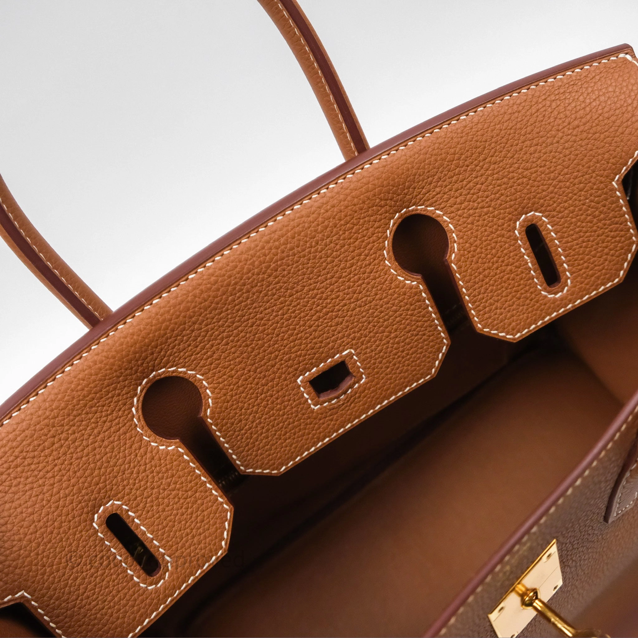 Herms Birkin 30 Retourne Gold 37 Togo Gold Hardware