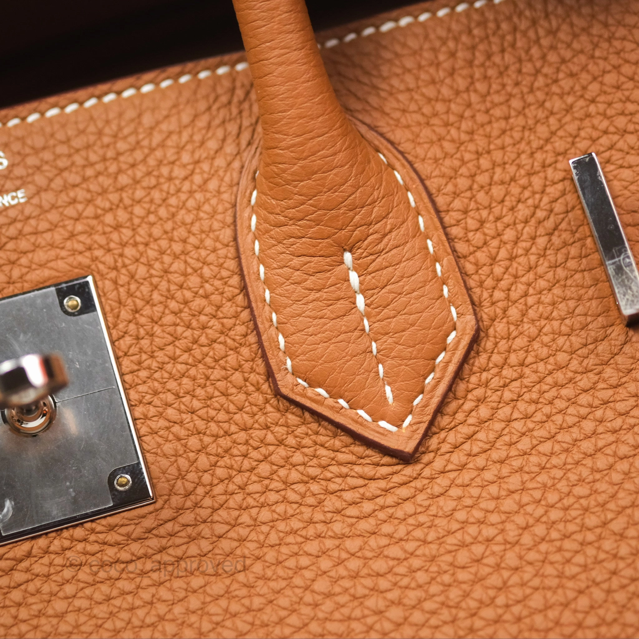 Herms Birkin 30 Retourne Gold 37 Togo Palladium Hardware