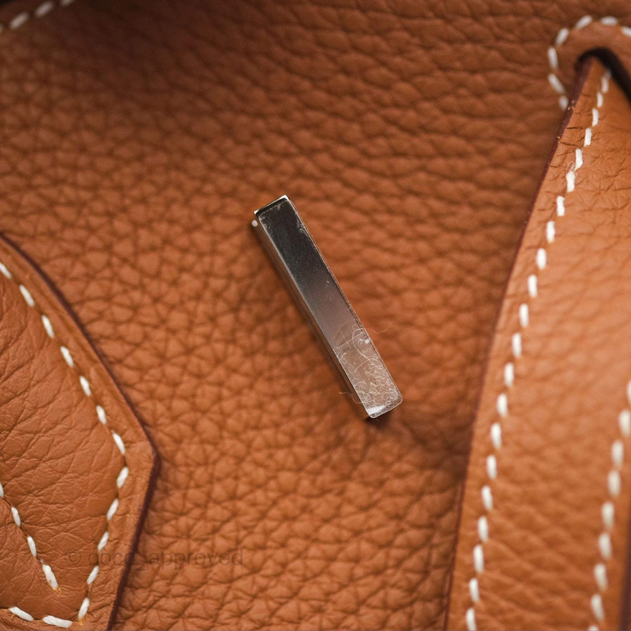 Herms Birkin 30 Retourne Gold 37 Togo Palladium Hardware