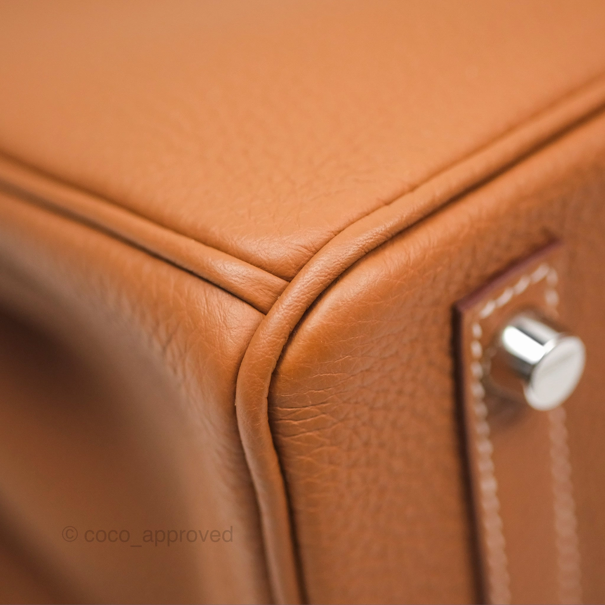 Herms Birkin 30 Retourne Gold 37 Togo Palladium Hardware