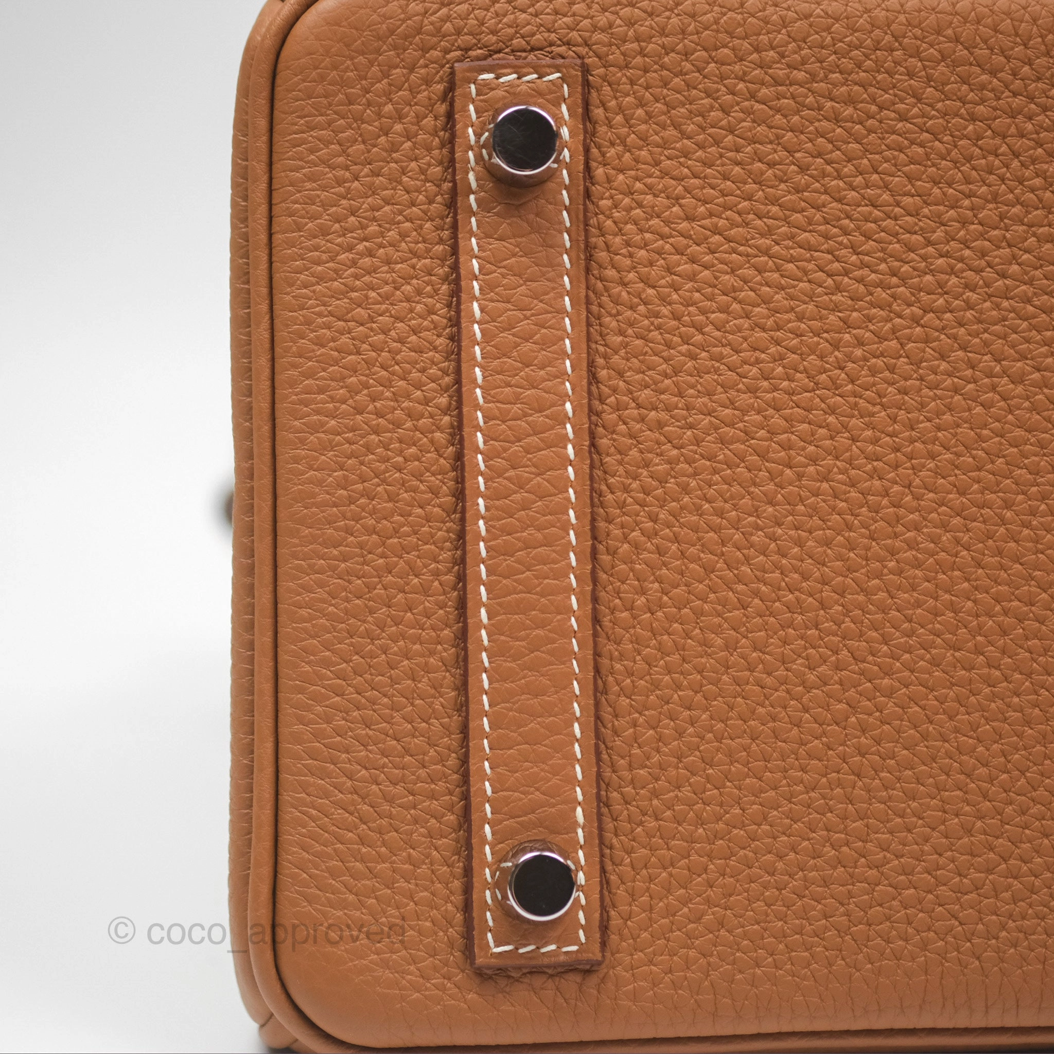 Herms Birkin 30 Retourne Gold 37 Togo Palladium Hardware