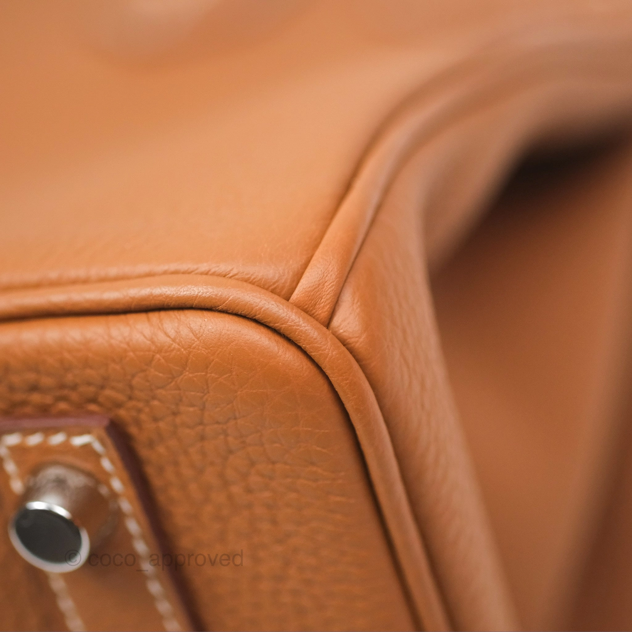Herms Birkin 30 Retourne Gold 37 Togo Palladium Hardware